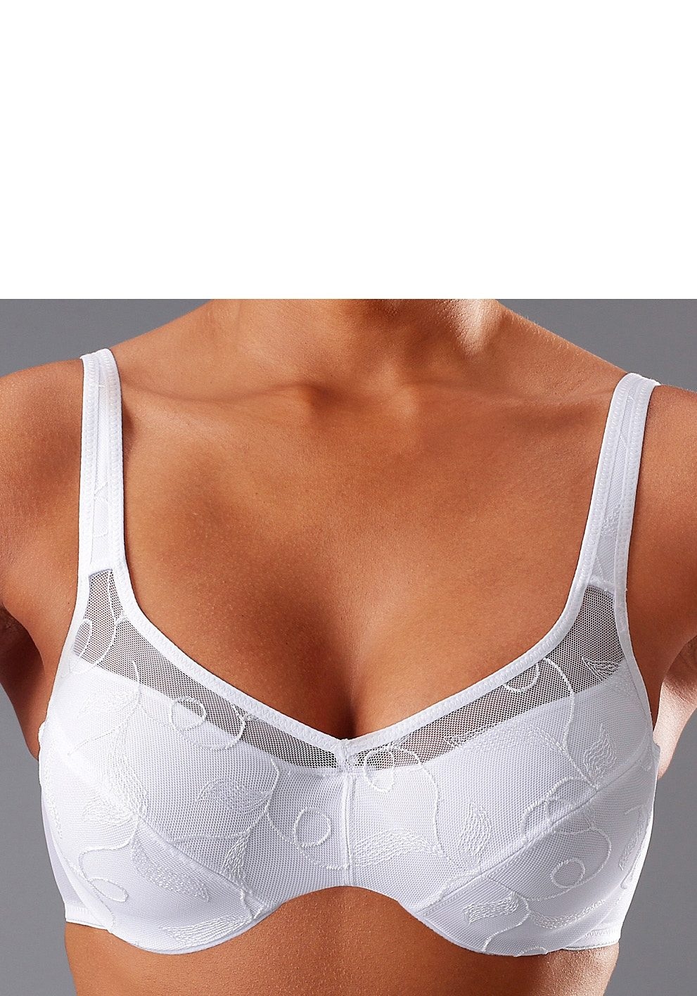 Unterwäsche schöner 2 kaufen Stück), petite und LASCANA (Packung, » Minimizer-BH, Bademode, & mit Bügel fleur Lingerie | Stickerei online