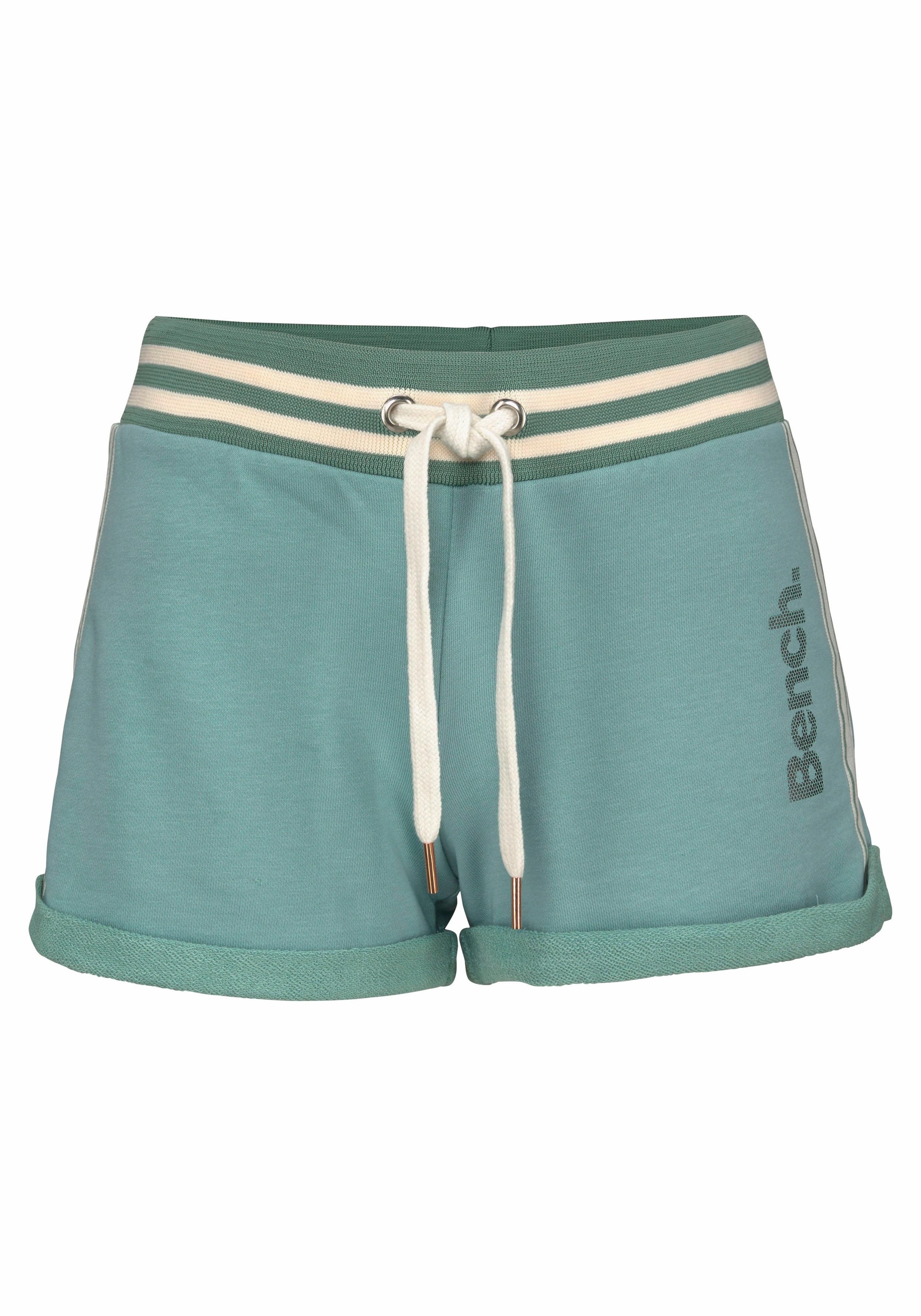 Bench. Relaxshorts, mit gestreiftem Bund, Loungewear, Loungeanzug