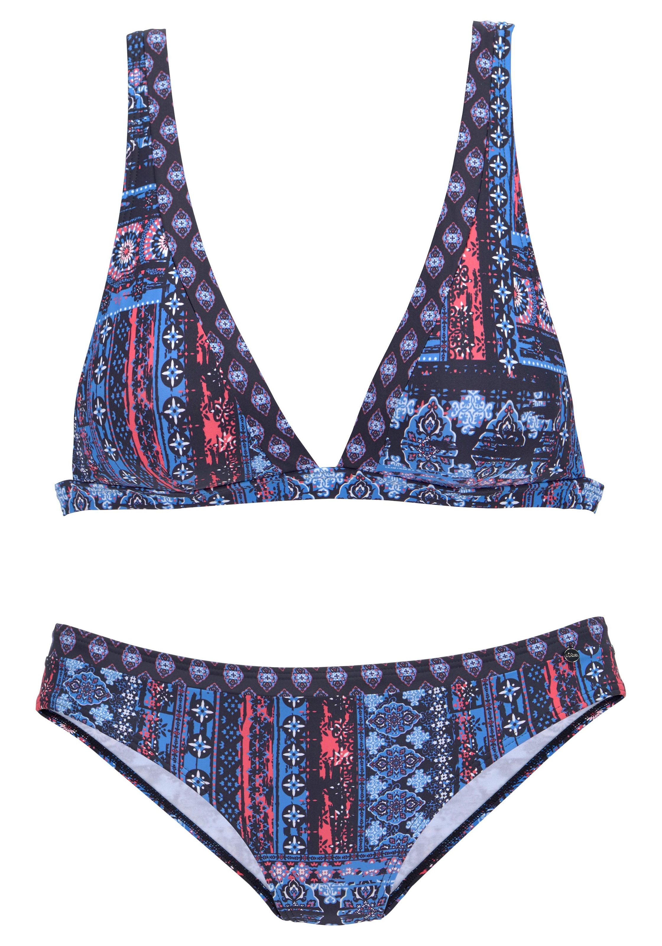 LASCANA Lingerie Bademode, Triangel-Bikini, mit | & s.Oliver online kaufen Unterwäsche » Mustermix