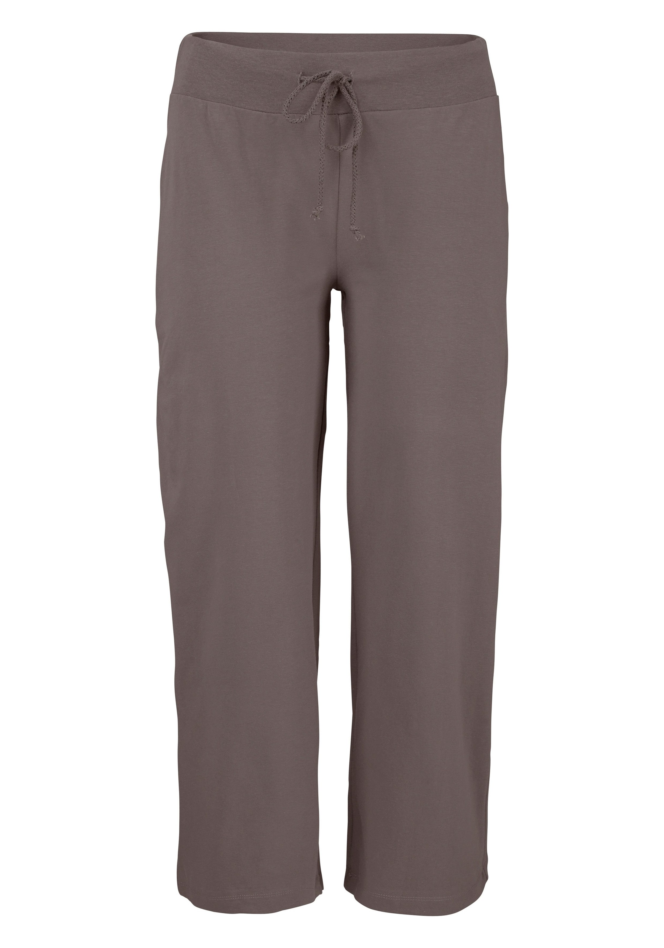 Beachtime 7/8-Strandhose, aus weichem Jersey, Wide-Leg, Jogginghose, Relaxhose