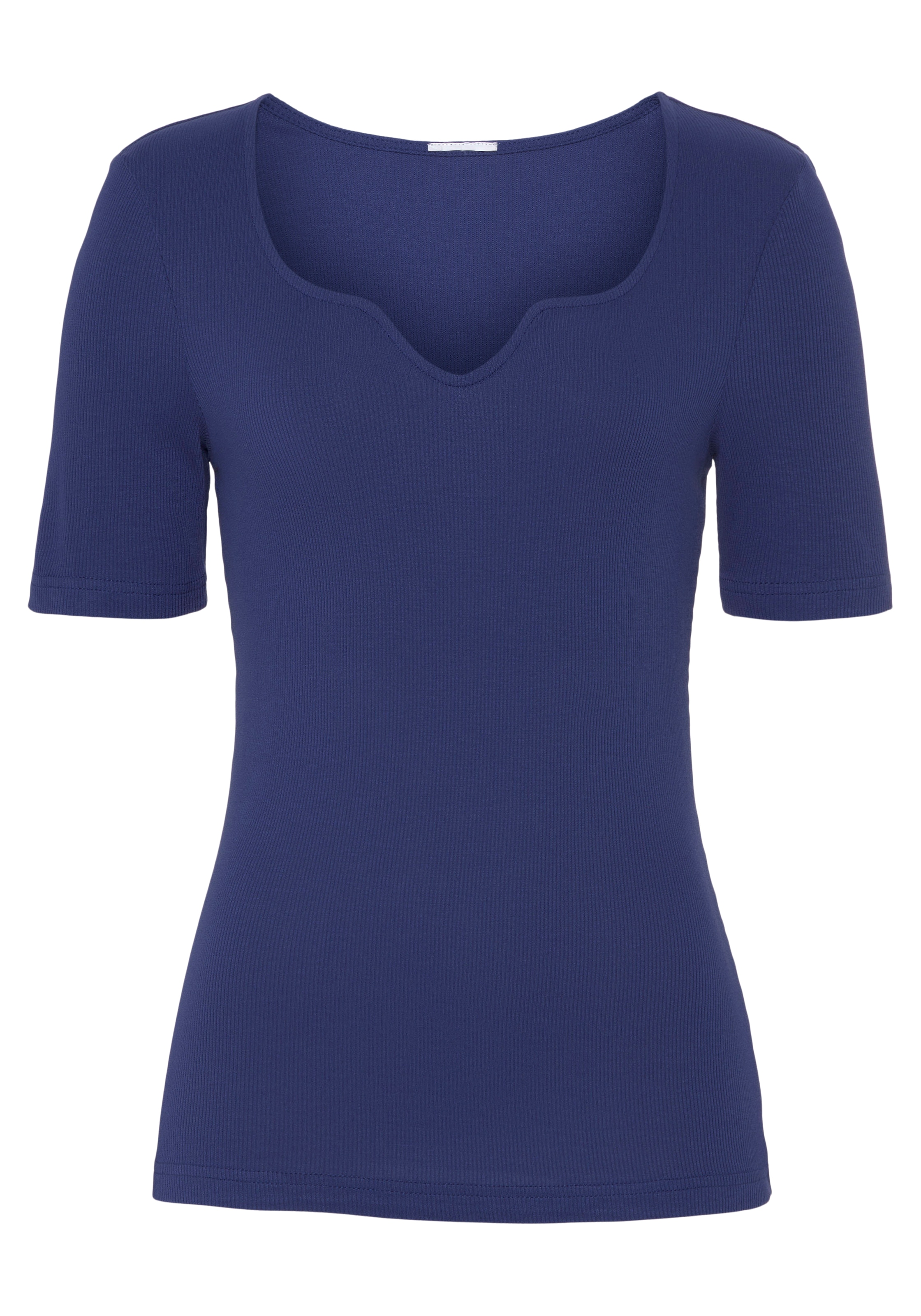 Vivance T-Shirt, (2er-Pack), mit herzförmigen Dekolleté » LASCANA | Acheter  des mode balnéaire, des sous-vêtements et de la lingerie en ligne | T-Shirts
