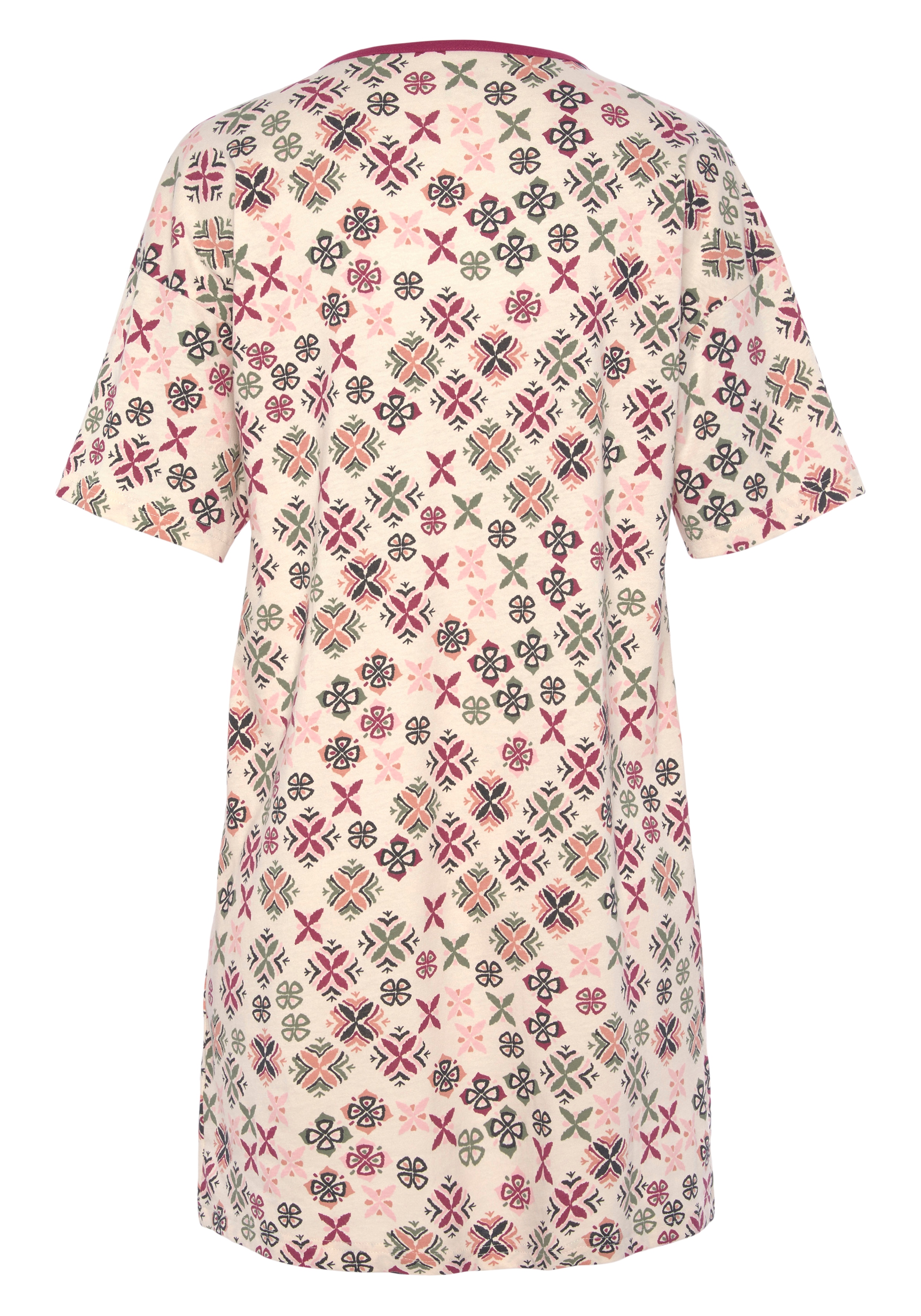 Dreams » Alloverdruck Lingerie LASCANA Bademode, Nachthemd, | kaufen Unterwäsche mit tlg.), grafisch-floralem (1 Vivance & online