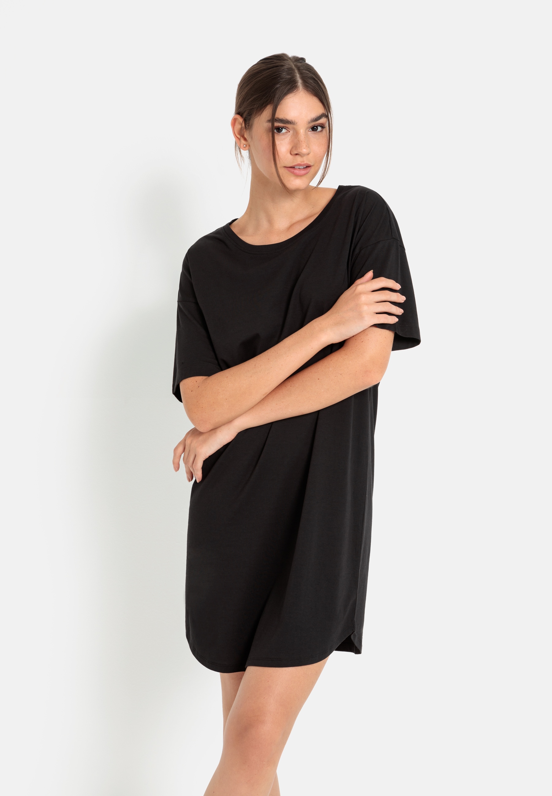 LSCN by LASCANA Shirtkleid, (1 tlg.), mit Rückendruck