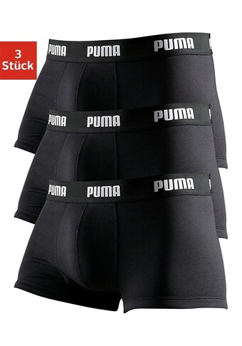 PUMA Hipster, (Packung, 3er-Pack), mit Logoschriftzug auf breitem Bund