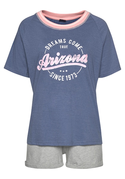Pyjashort Arizona, haut avec patte de boutonnage et Logo imprimé sur la  poitrine » LASCANA | Acheter des mode balnéaire, des sous-vêtements et de  la lingerie en ligne
