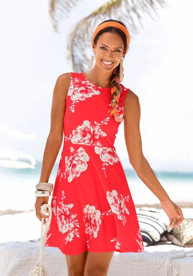 Image of Beachtime Strandkleid, mit Blumenprint