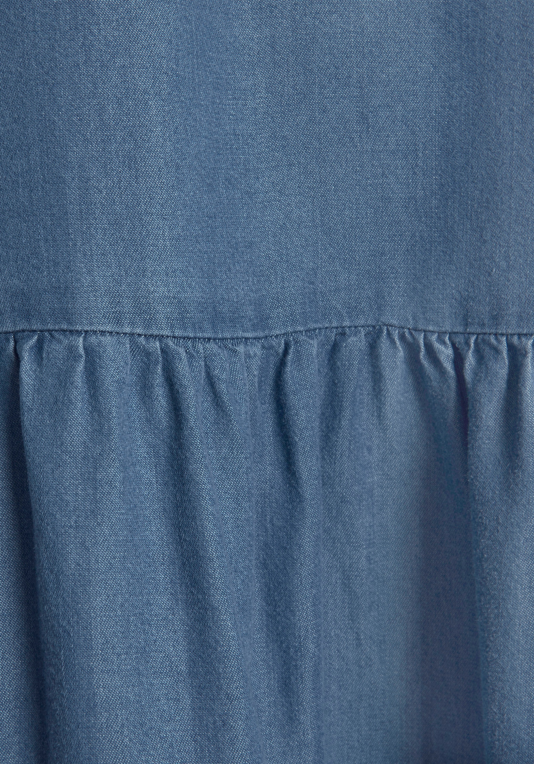 Bademode, LASCANA Rüsche am kaufen LASCANA Jeanskleid, | » Lingerie online Unterwäsche mit & Kragen