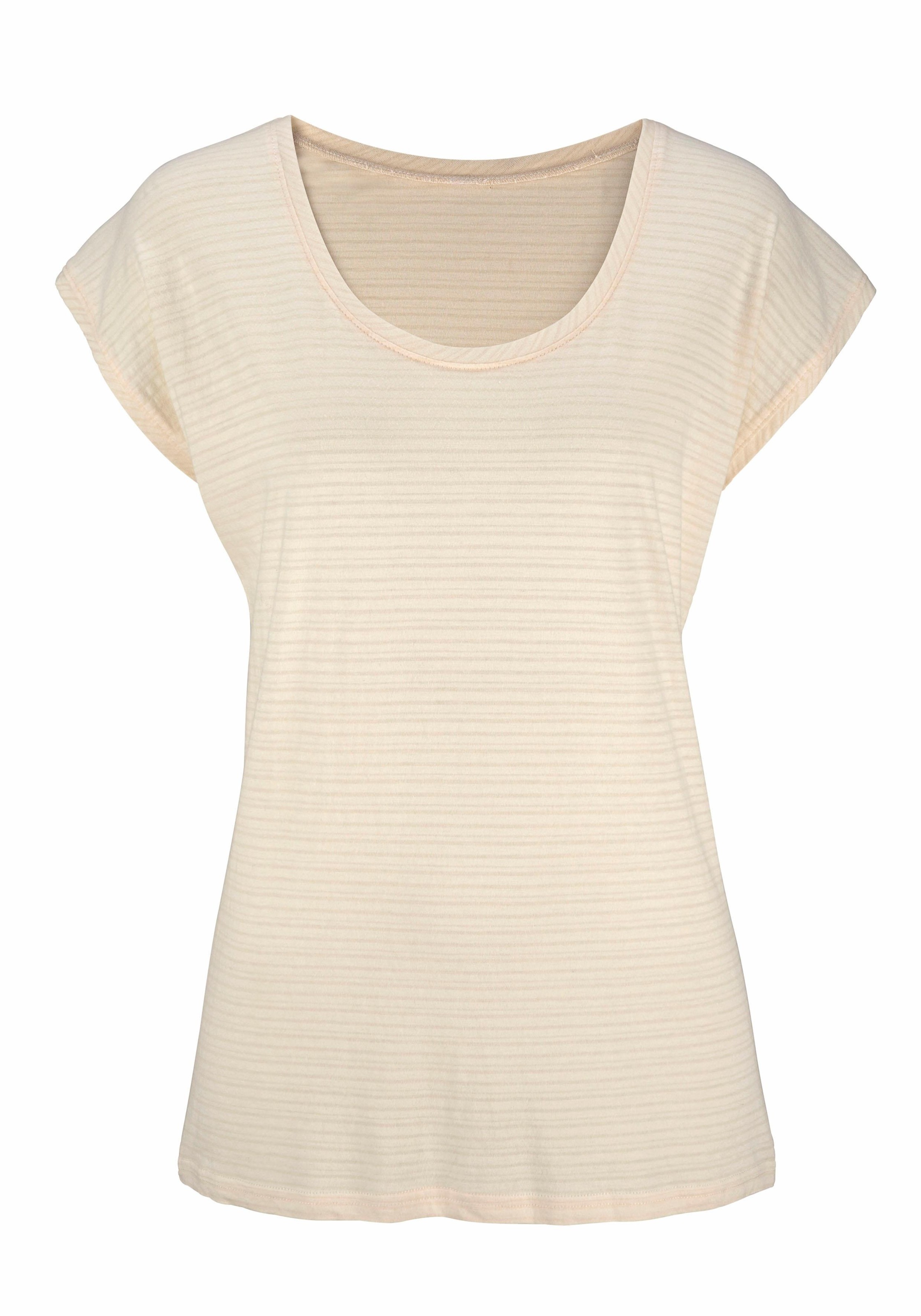 Beachtime T-Shirt, (2er-Pack), mit feinen Lingerie Bademode, LASCANA Streifen » Unterwäsche kaufen online | 