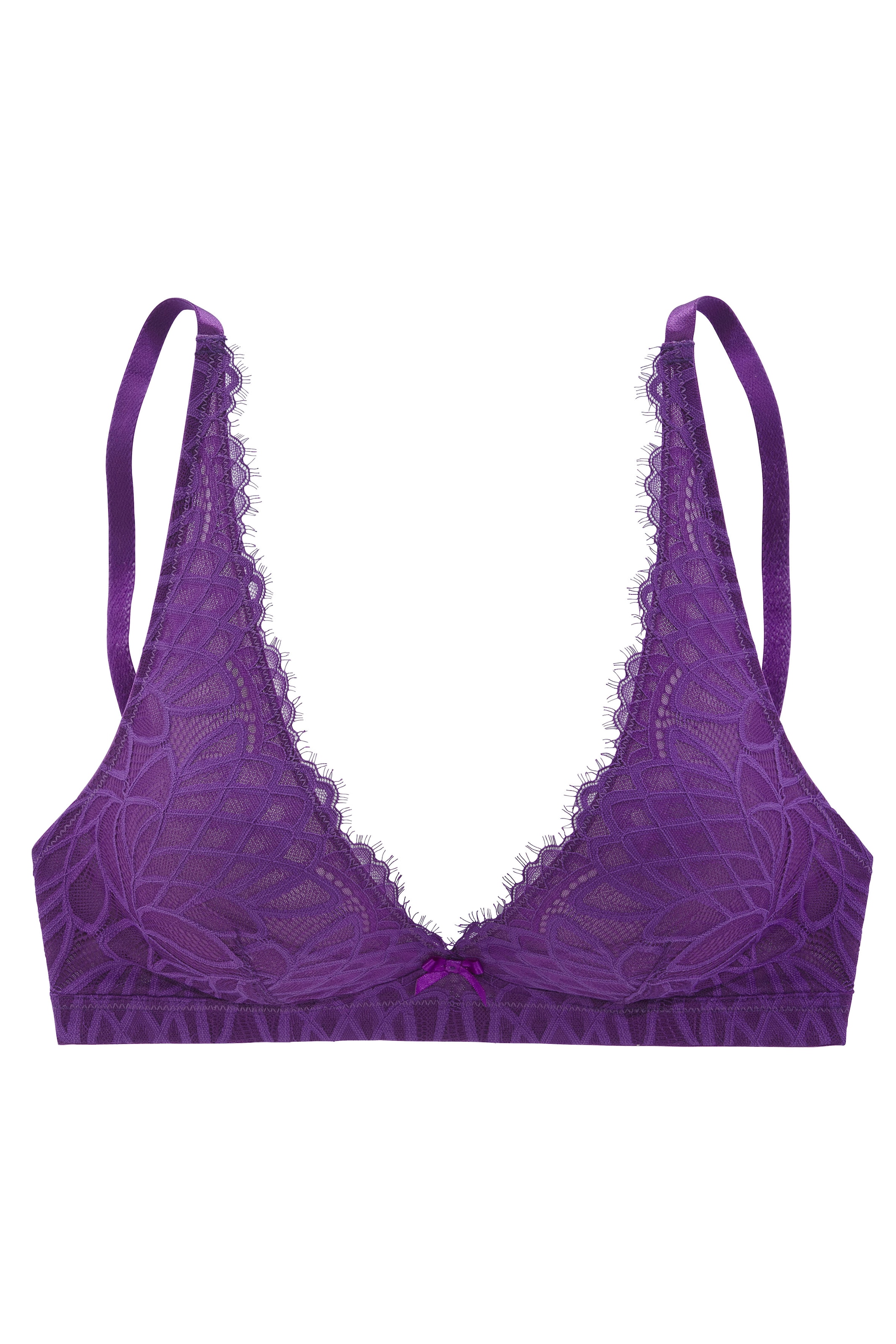 LASCANA Bralette-BH »Cara«, ohne Bügel im edlen High-Apex Design, sexy Dessous