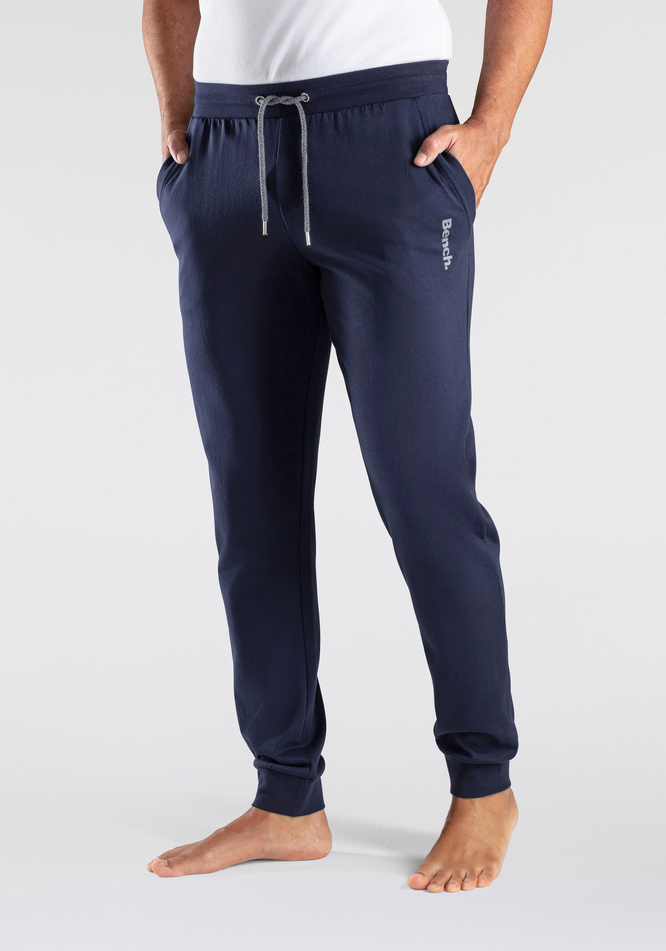 Bench. Loungewear Sweathose, Jogginghose mit Kordel, aus Baumwoll-Mix