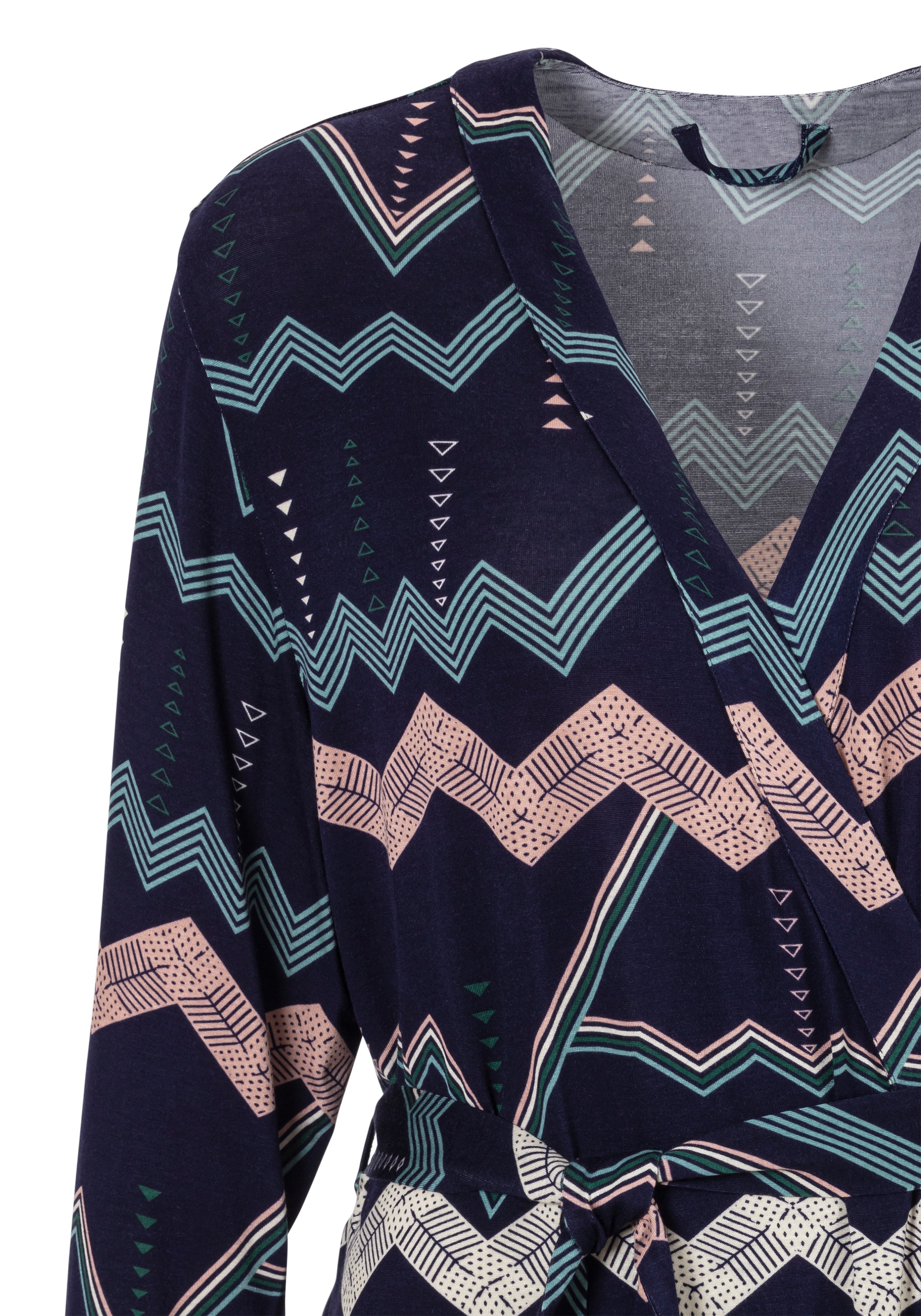 grafischem Unterwäsche mit Muster » kaufen Zick-Zack | Lingerie LASCANA online & Bademode, Kimono, LASCANA