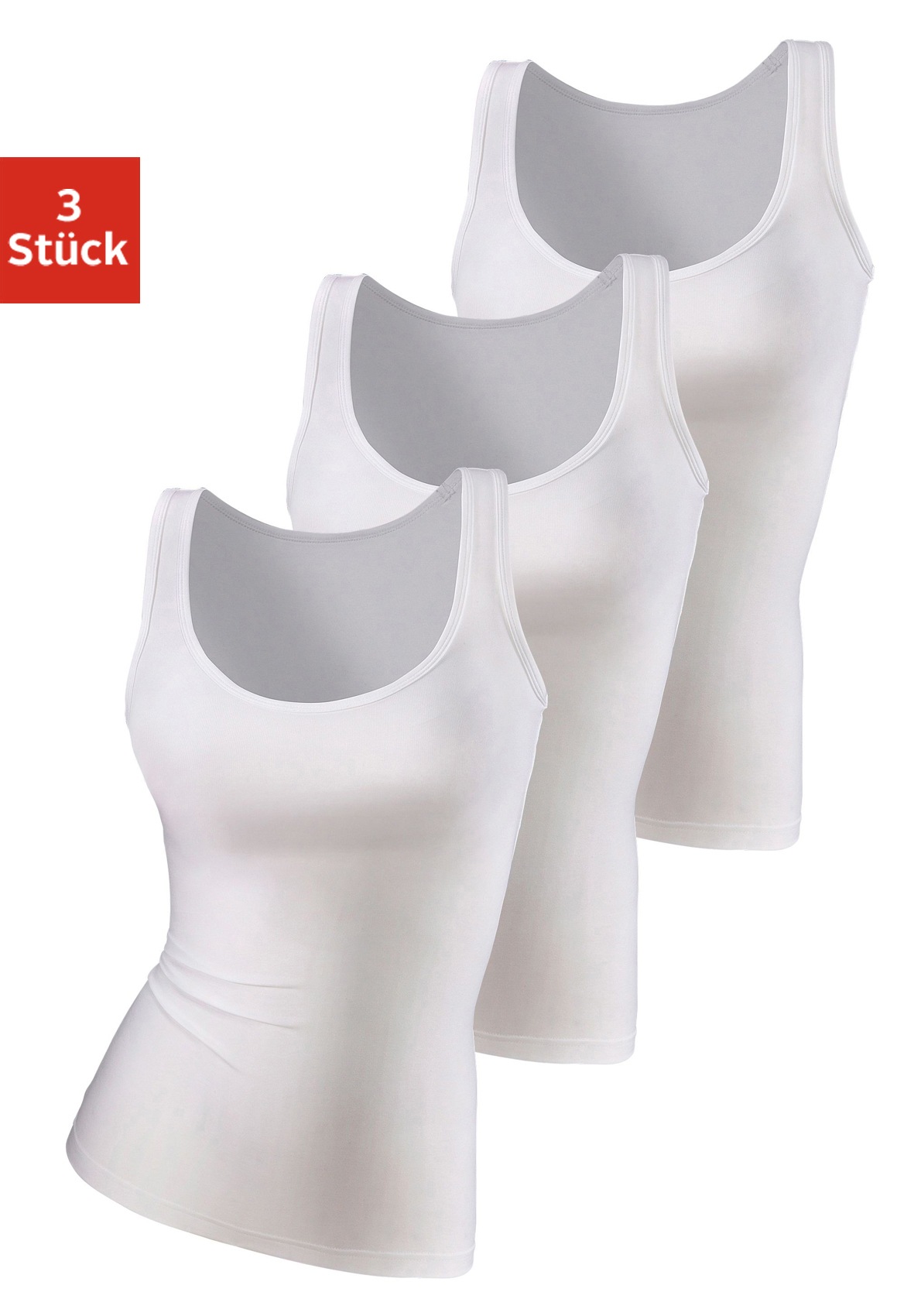 OP Z günstig Kaufen-Vivance active Unterhemd, (Packung, 3er-Pack), aus weicher Microfaser, Tanktop, Unterziehshirt. Vivance active Unterhemd, (Packung, 3er-Pack), aus weicher Microfaser, Tanktop, Unterziehshirt <![CDATA[Vivance Active Tanktop im 3er-Pack. In schönen Farben 