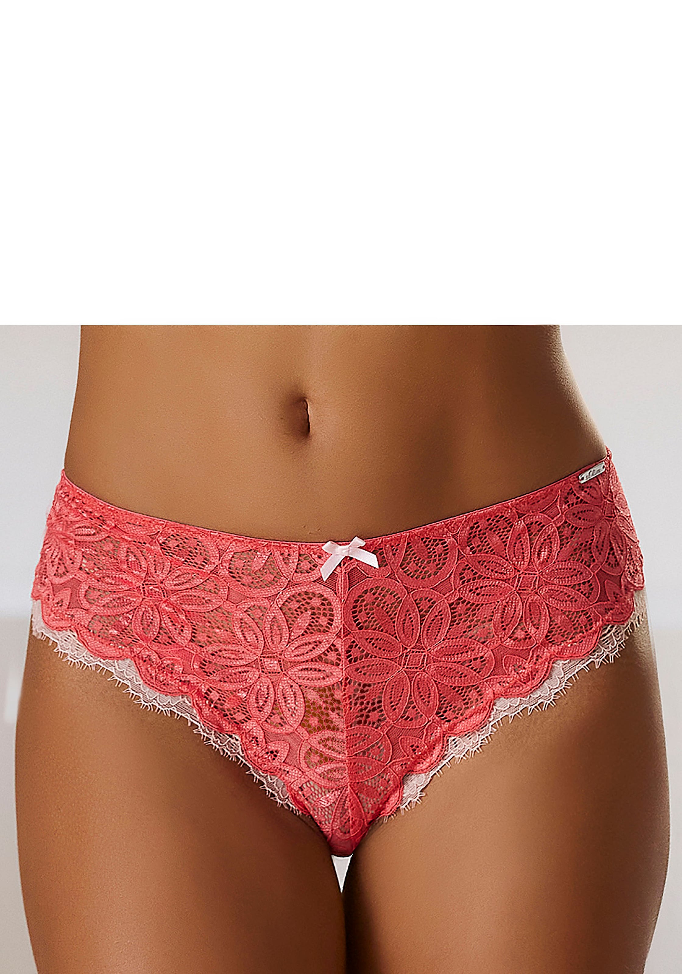 Image of s.Oliver Panty, aus floraler Spitze