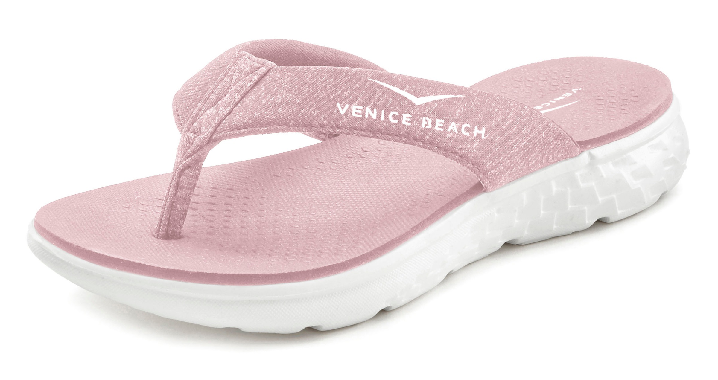 Venice Beach Badezehentrenner, Sandale, Pantolette, Badeschuh ultraleicht im sportiven Look VEGAN