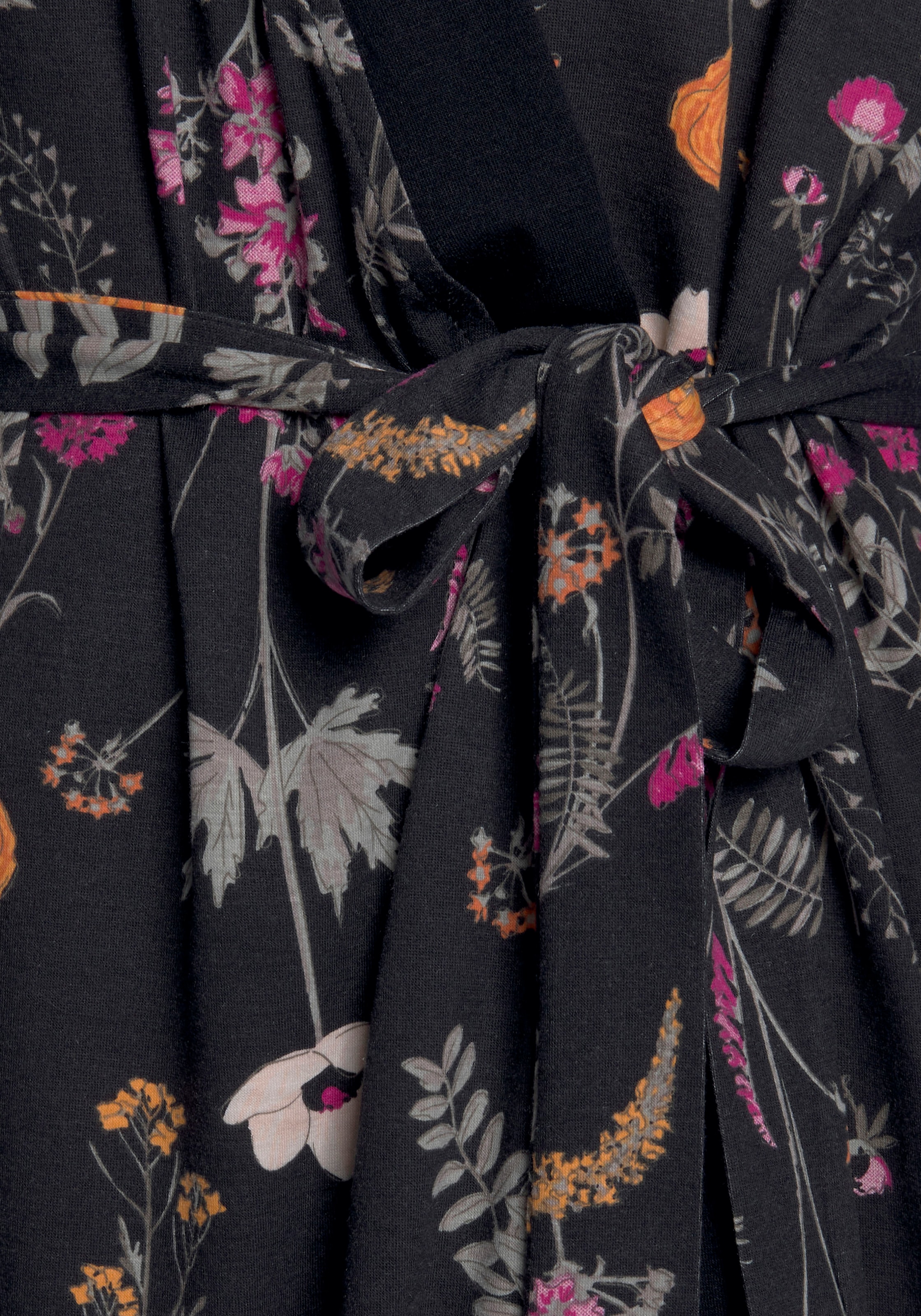 kaufen Lingerie LASCANA Wildblumen Kimono, | » & mit Unterwäsche Bademode, Muster LASCANA online