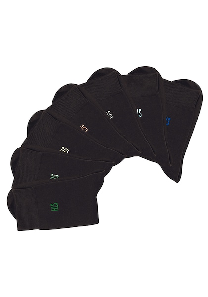 Chaussettes basiques H.I.S (7 paires) avec bord confort