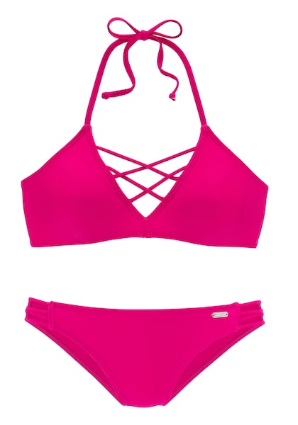 Venice Beach Triangel-Bikini, mit Zierschnürungen