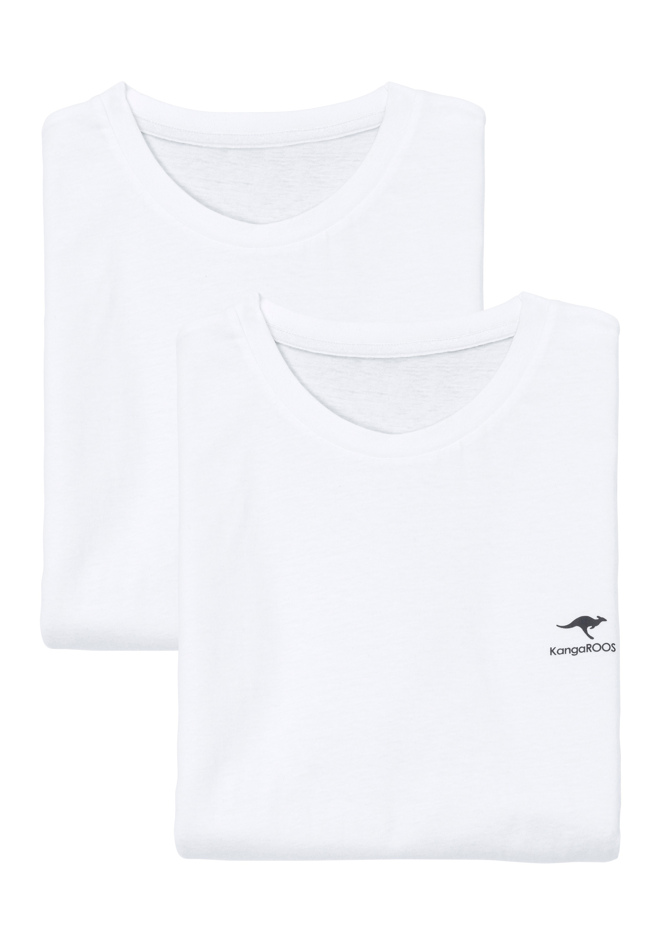 & T-Shirt, » LASCANA Logodruck mit kleinem | Lingerie Unterwäsche kaufen KangaROOS online Bademode,