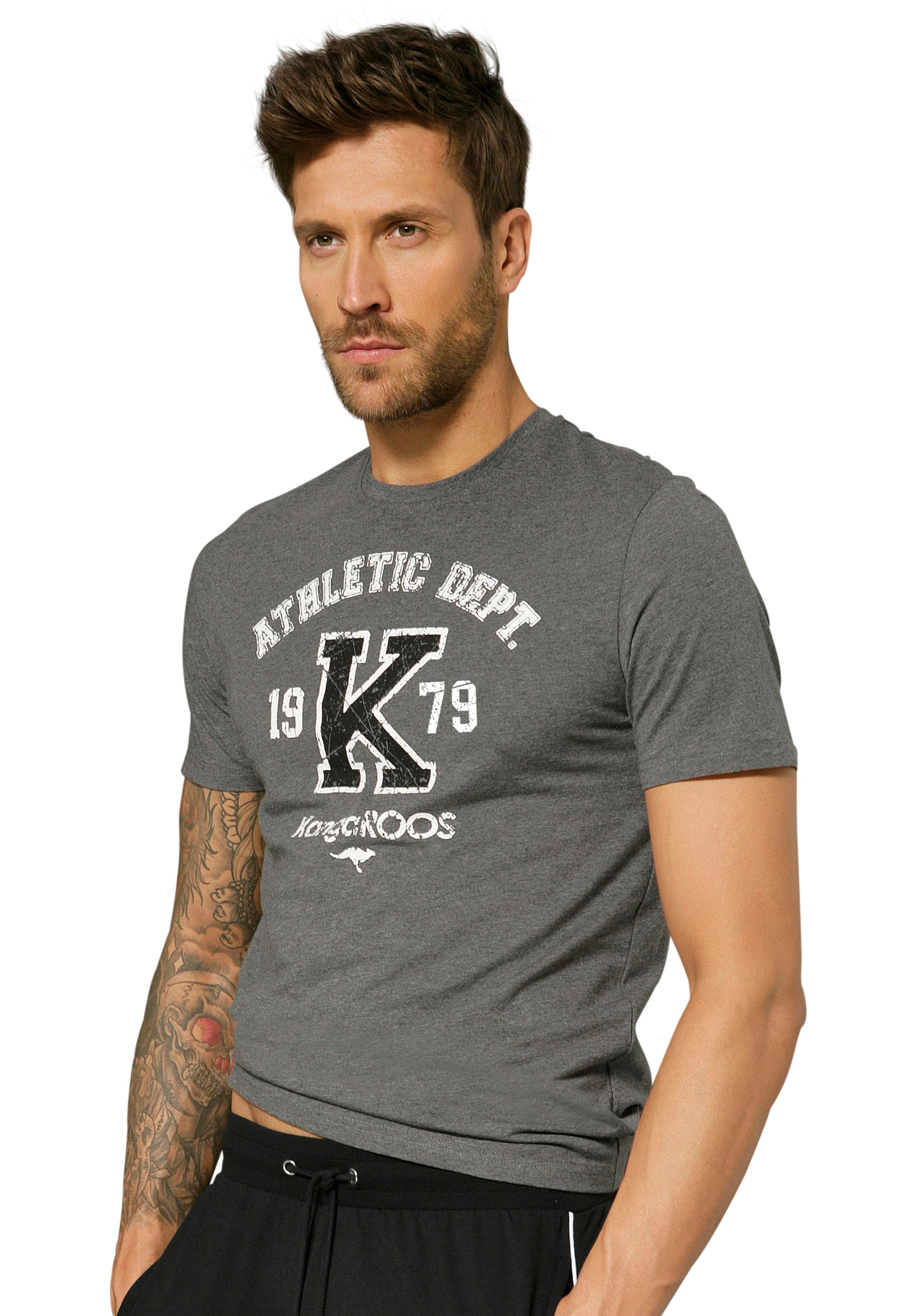 Image of KangaROOS T-Shirt »Homewear«, mit grossem Druck vorn
