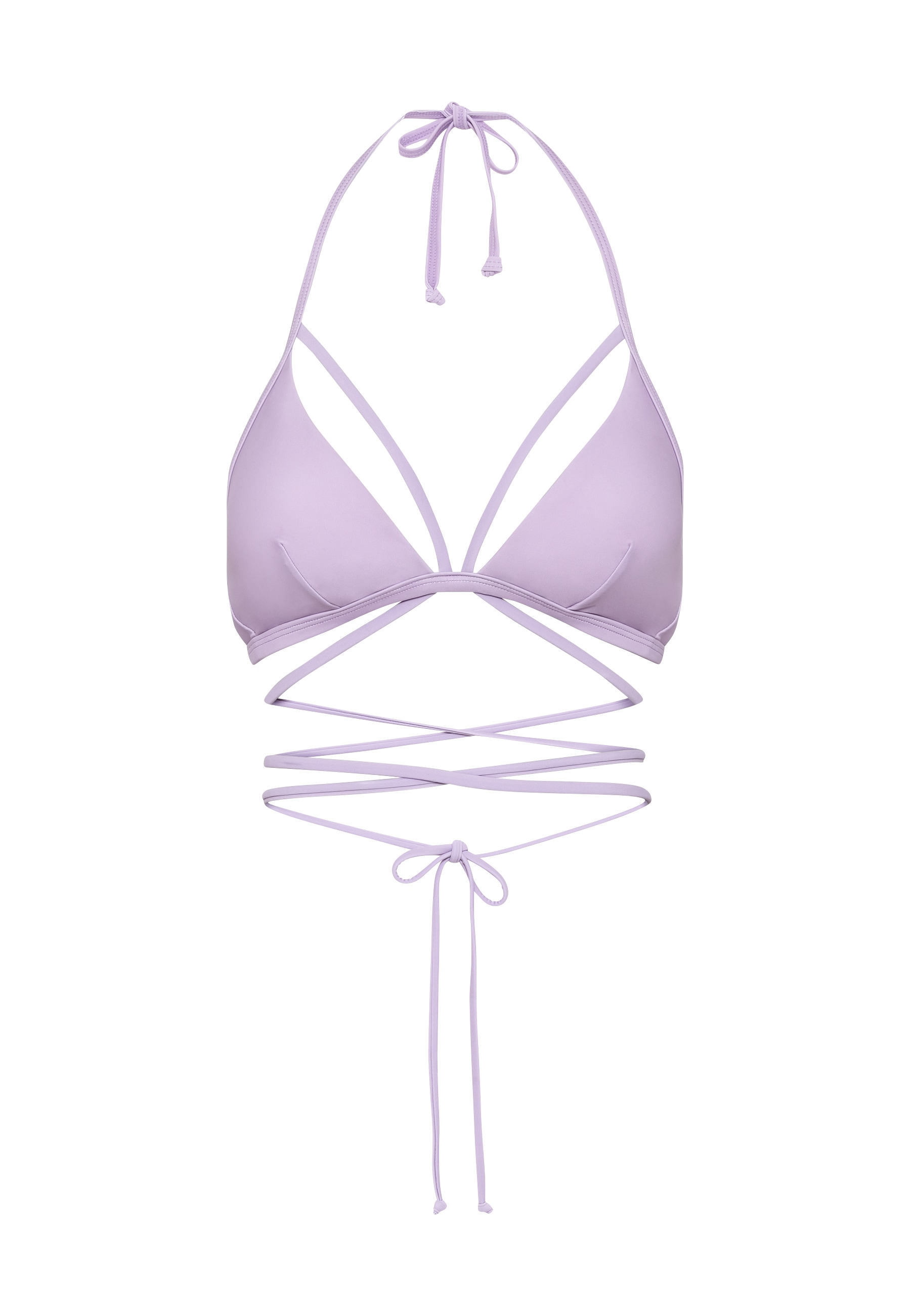 LSCN by LASCANA Triangel-Bikini-Top »Gina«, mit langem Bindeband