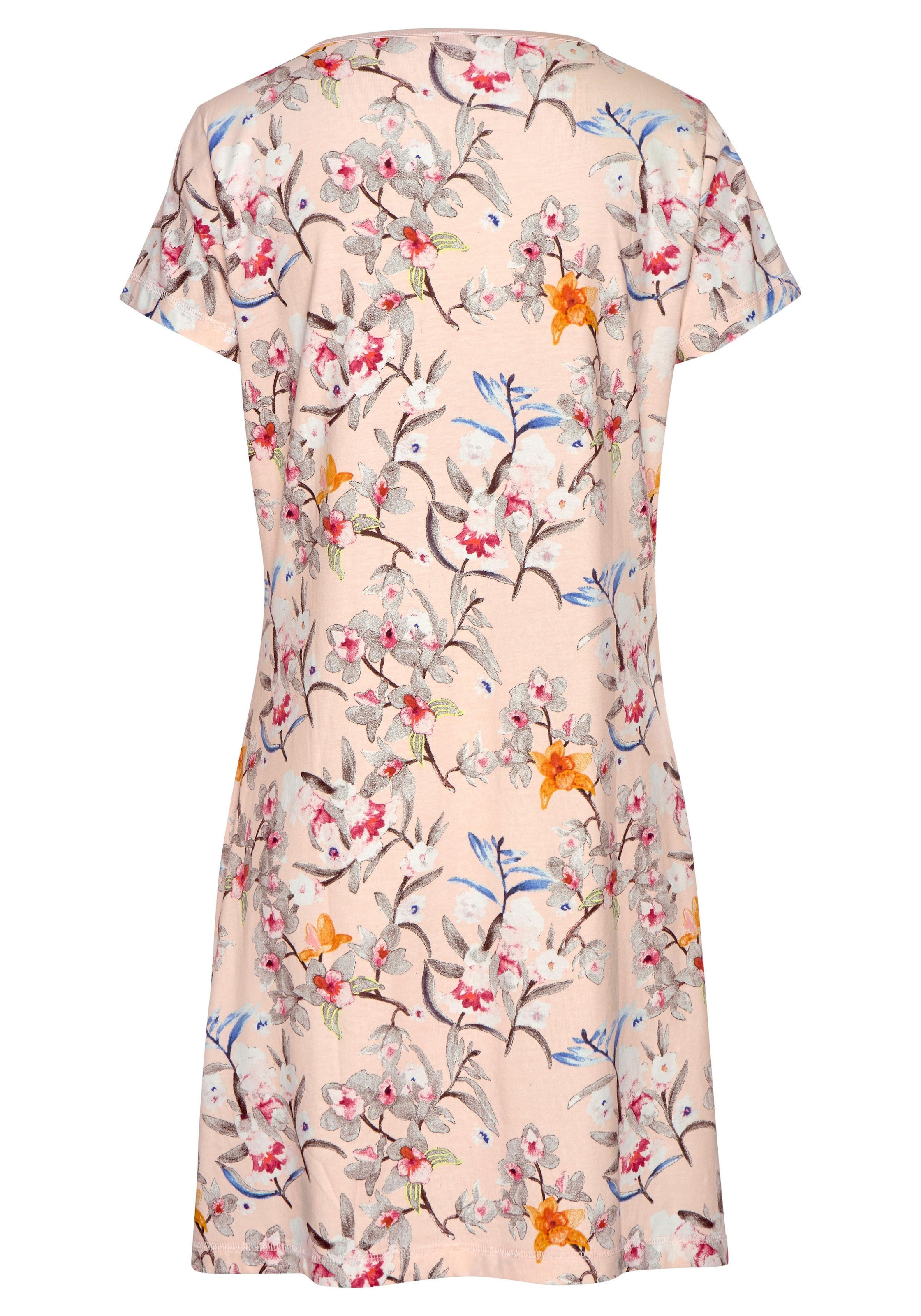 LASCANA | Blumenmuster & » Nachthemd, mit online kaufen s.Oliver Unterwäsche Bademode, Lingerie