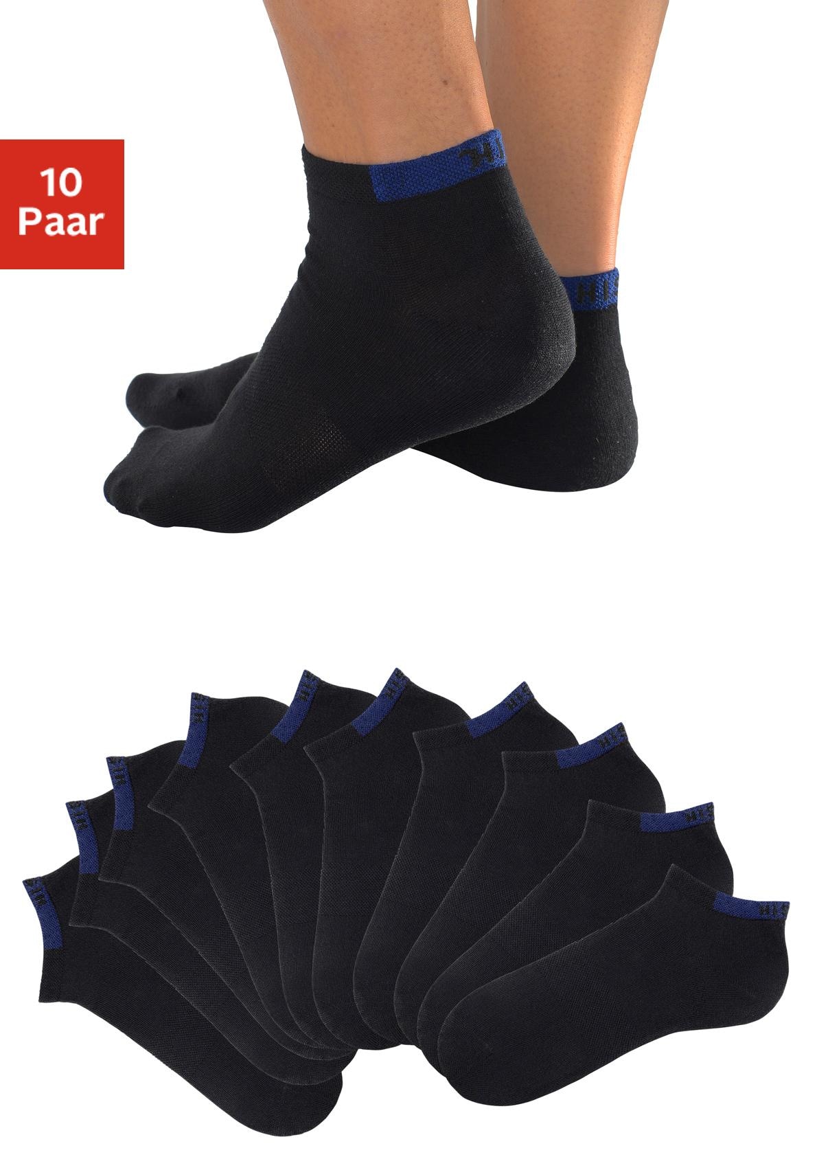 Multipack Einfach günstig Kaufen-H.I.S Sneakersocken, (Set, 10 Paar). H.I.S Sneakersocken, (Set, 10 Paar) <![CDATA[Vielseitige Unisex-Sneakersocken im Multipack für jede Gelegenheit. Einfach nach Lust und Laune kombinieren. Die Sneakersocken sind sehr gut geeignet für weit ausgeschnitt