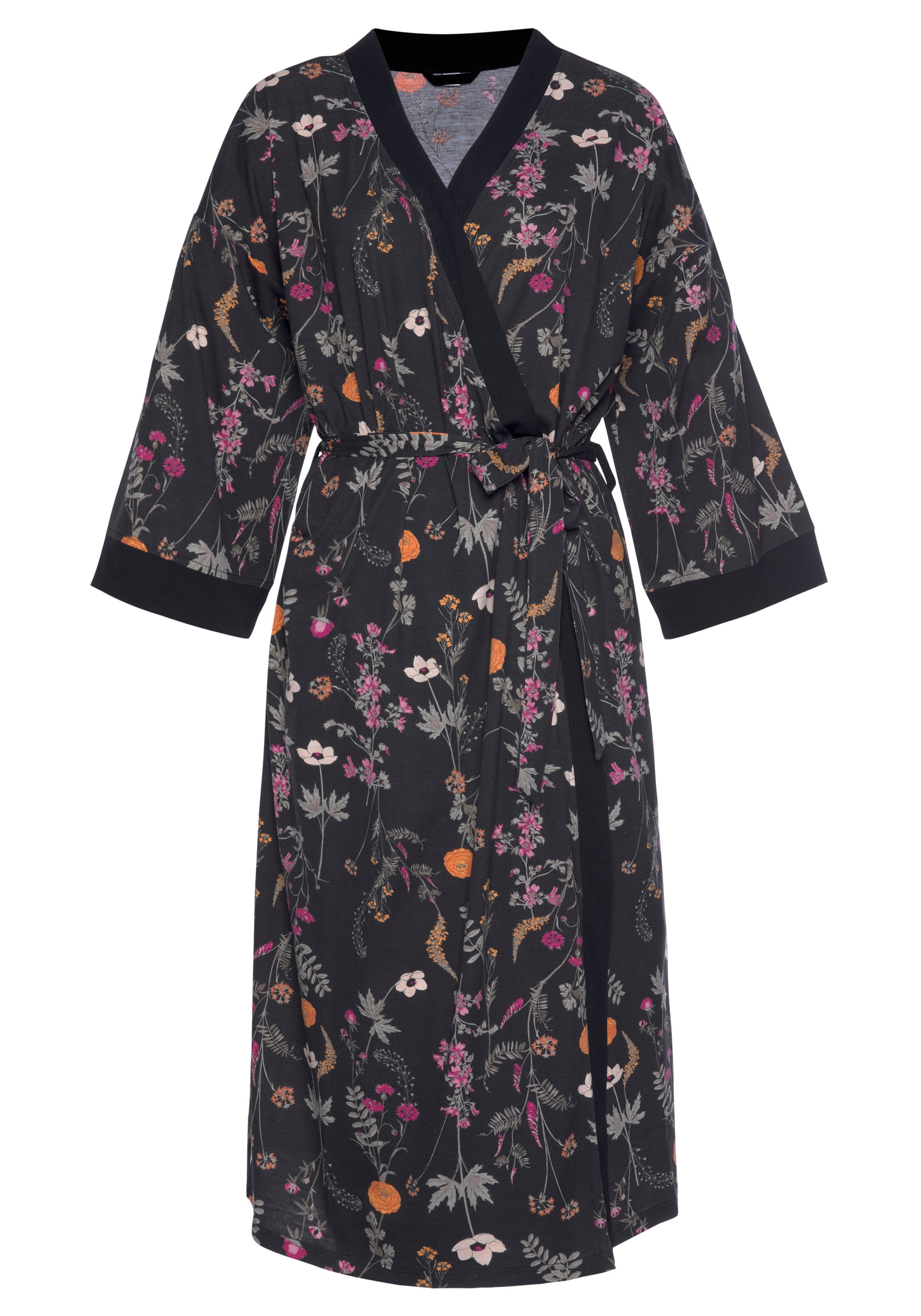 Muster Kimono, Bademode, & Unterwäsche | kaufen Wildblumen online LASCANA » Lingerie LASCANA mit