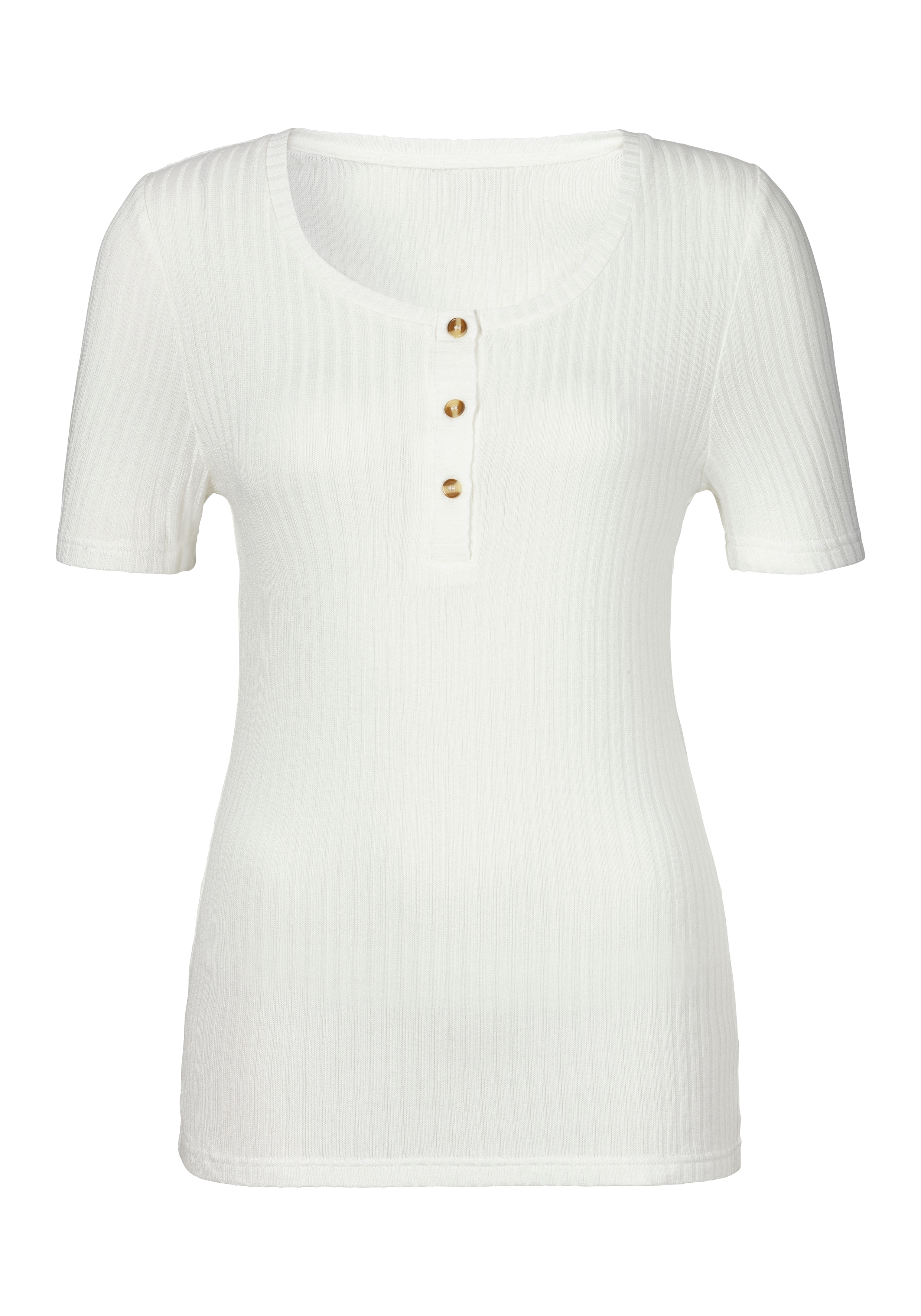 LASCANA T-Shirt, aus modischer Ripp-Qualität » LASCANA | Bademode,  Unterwäsche & Lingerie online kaufen