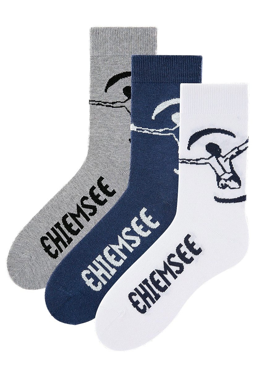 Pflegeleichter günstig Kaufen-Chiemsee Freizeitsocken, (3 Paar). Chiemsee Freizeitsocken, (3 Paar) <![CDATA[Freizeit- und Sportsocke von Chiemsee in hochwertiger und pflegeleichter Markenqualität. Der hohe Baumwollanteil garantiert einen angenehmen Tragekomfort, die gute Elastizität