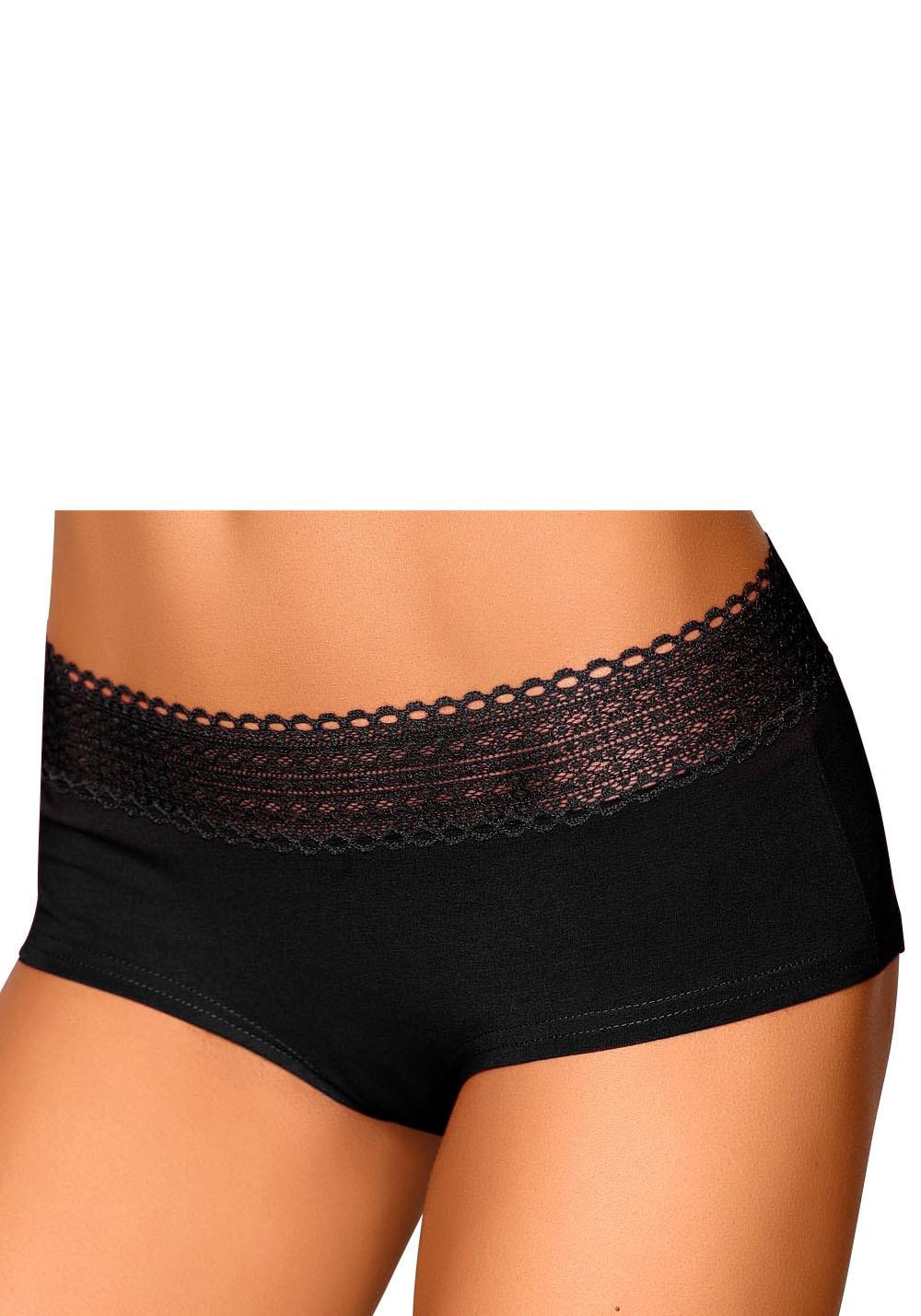 s.Oliver Panty, (Packung, 3 St.), aus elastischer Baumwoll