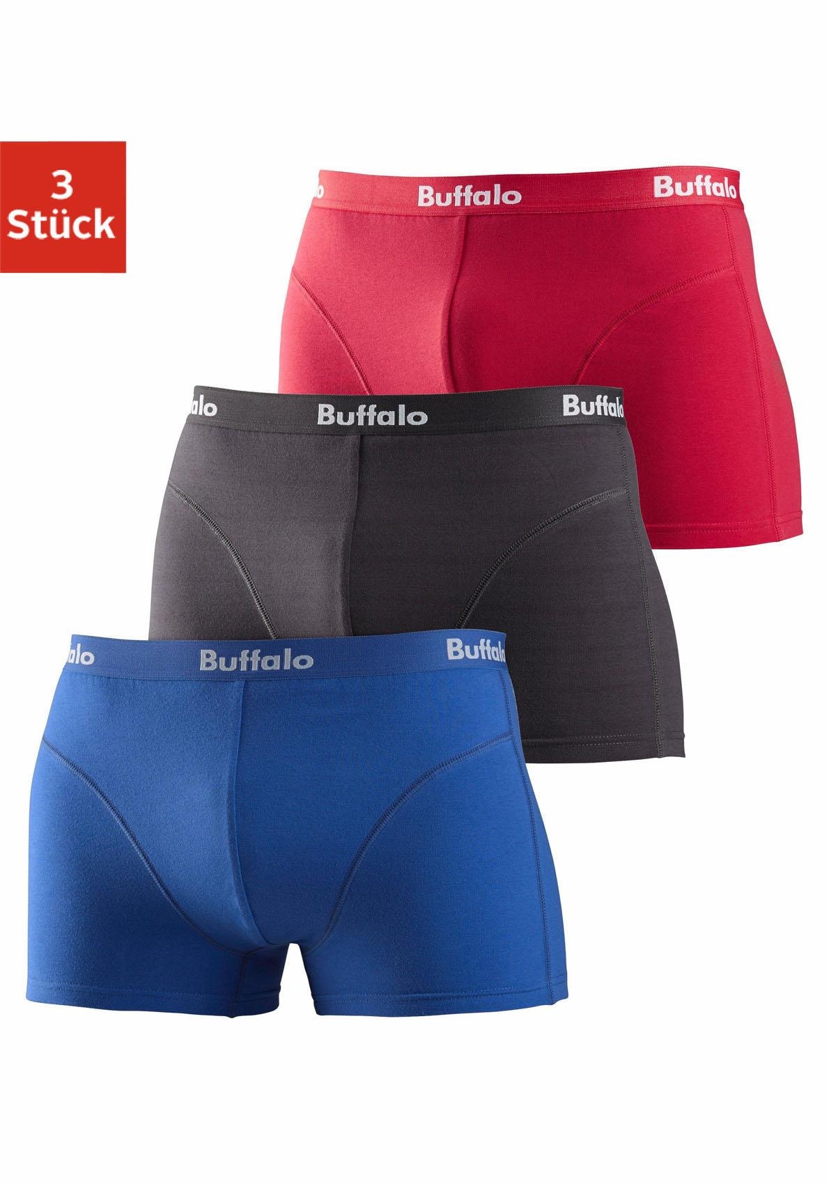 Boxer Buffalo (3 pièces) in en coton stretch