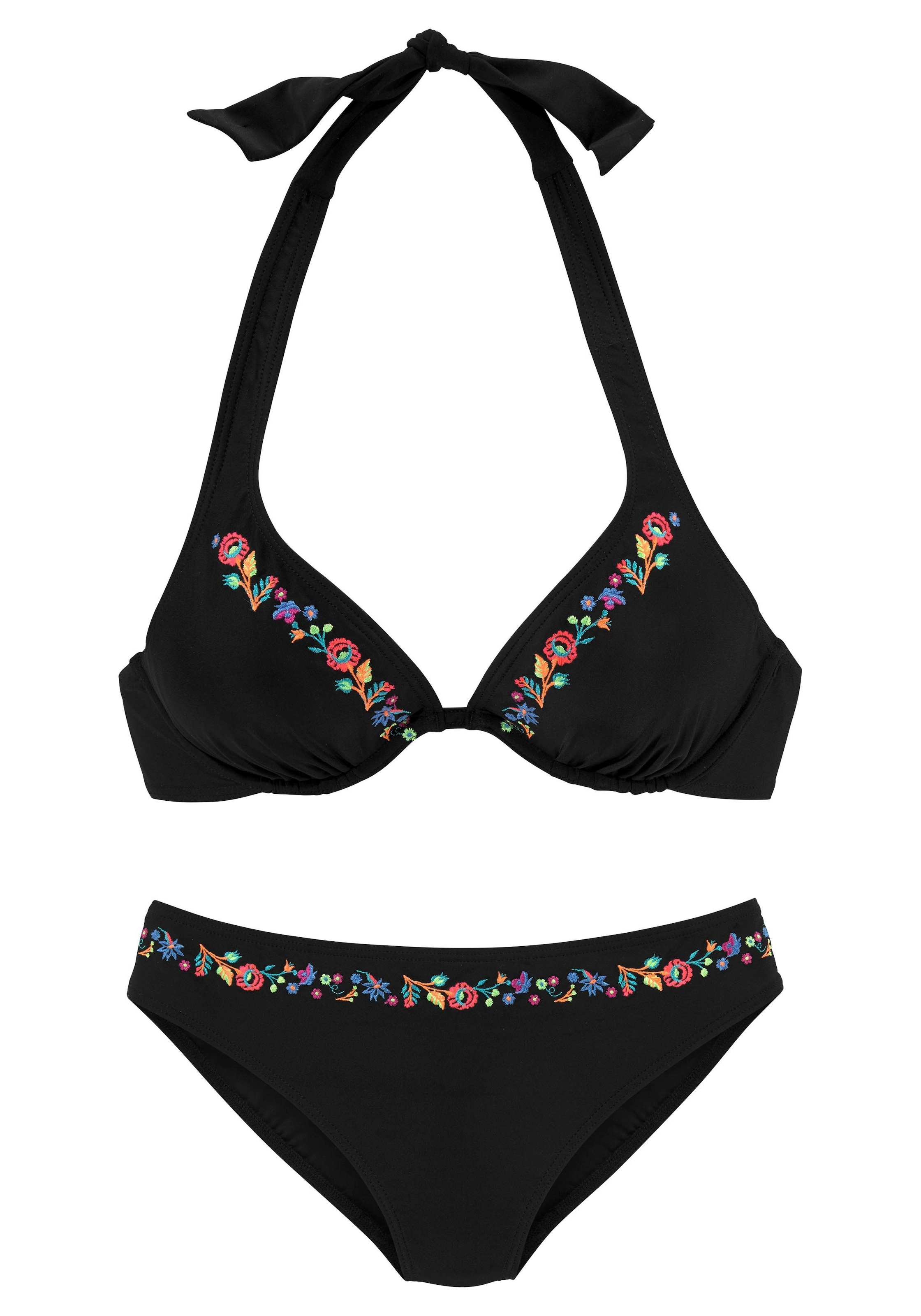 Bügel-Bikini, Buffalo online Unterwäsche LASCANA kaufen & Lingerie mit » Blumenstickerei Bademode, |