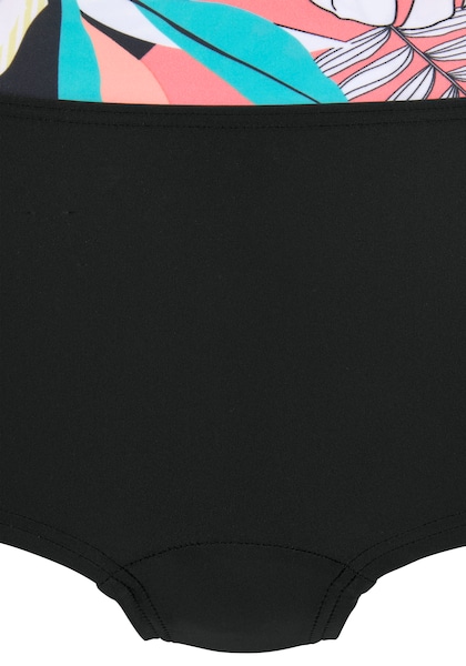 LASCANA ACTIVE Bikini-Hotpants »Layne«, mit bedrucktem Bündchen