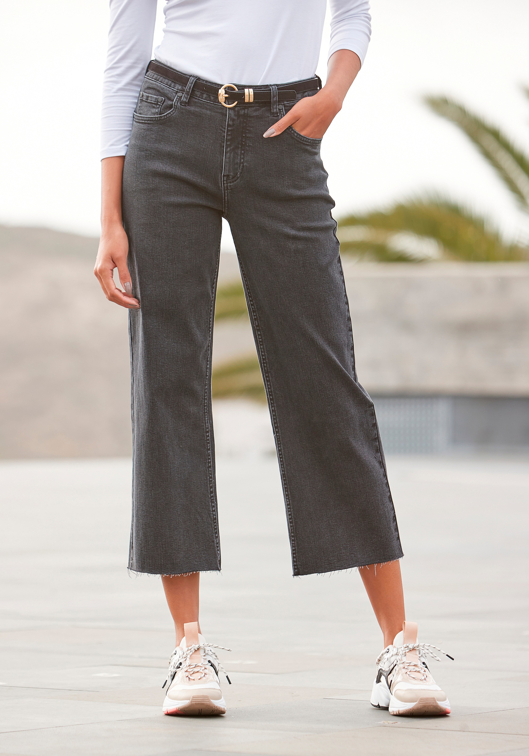 Image of Buffalo Ankle-Jeans, im Culotte-Style