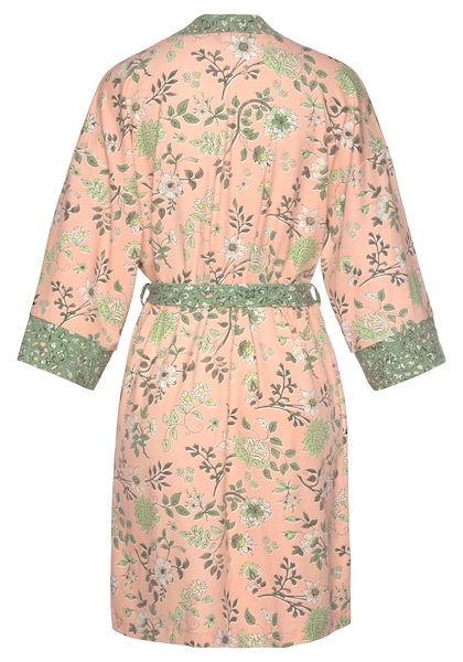 LASCANA Kimono, mit Blumen Allover-Druck