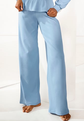LASCANA Sweathose »-Loungehose«, mit ausgestelltem Bein, Loungewear