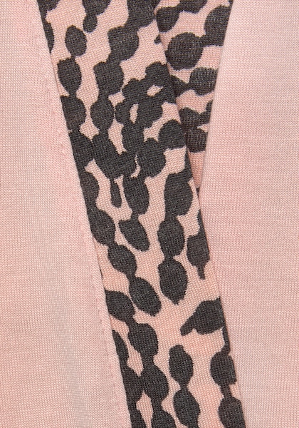 LASCANA Kimono, mit gemusterter Kontrastblende