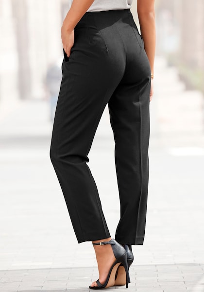 LASCANA Anzughose, mit schmalem Bein und Bügelfalte, elegante Stoffhose, Business-Look