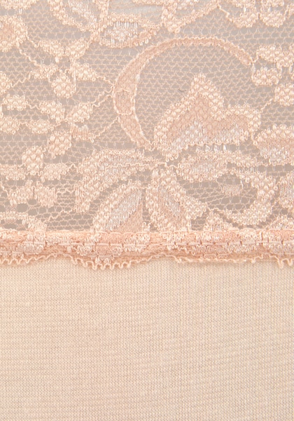 Vivance Panty, (Packung, 3 St.), aus elastischer Baumwolle mit floraler Spitze
