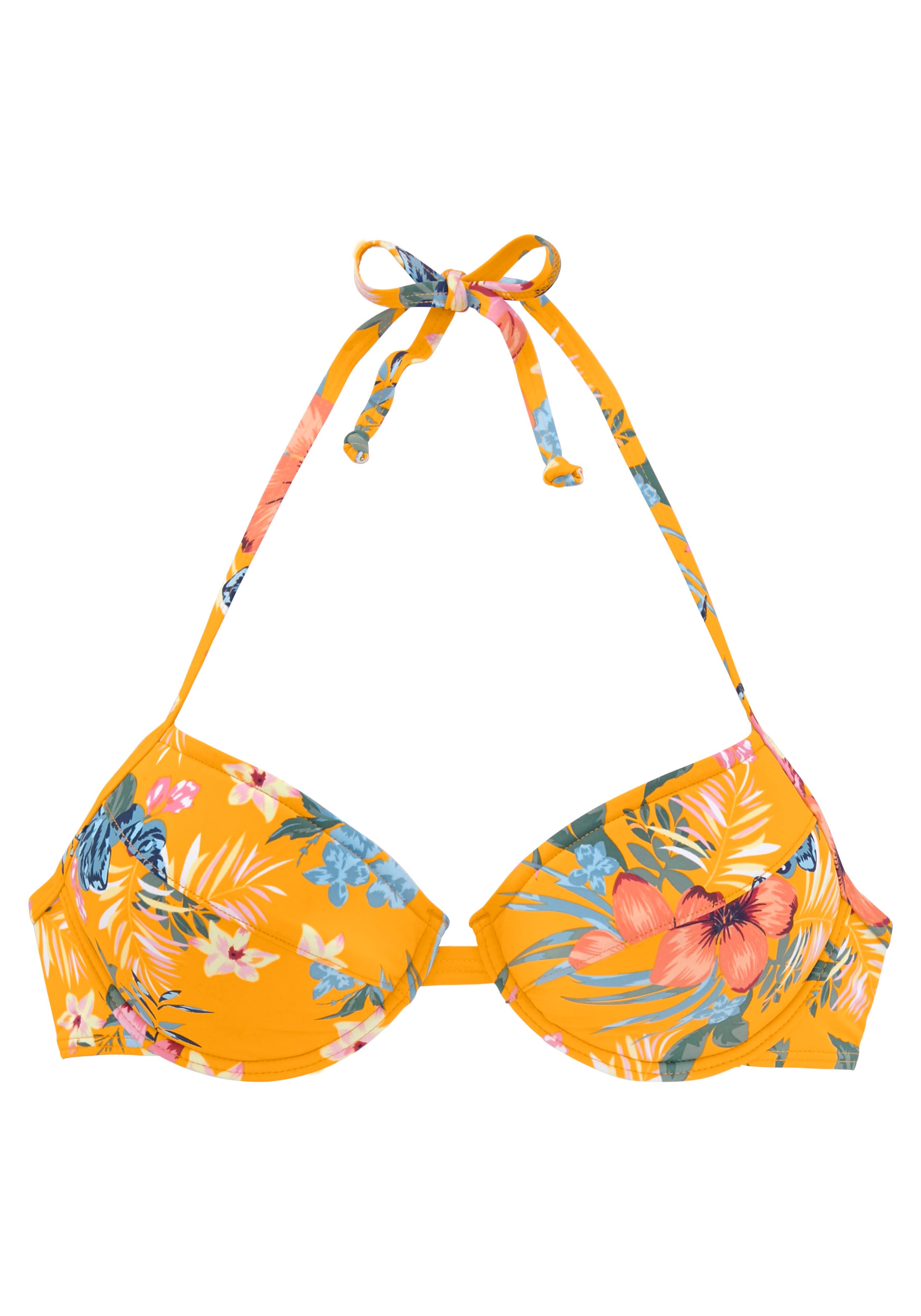 Bench. Push-Up-Bikini-Top »Maui«, mit floralem Design