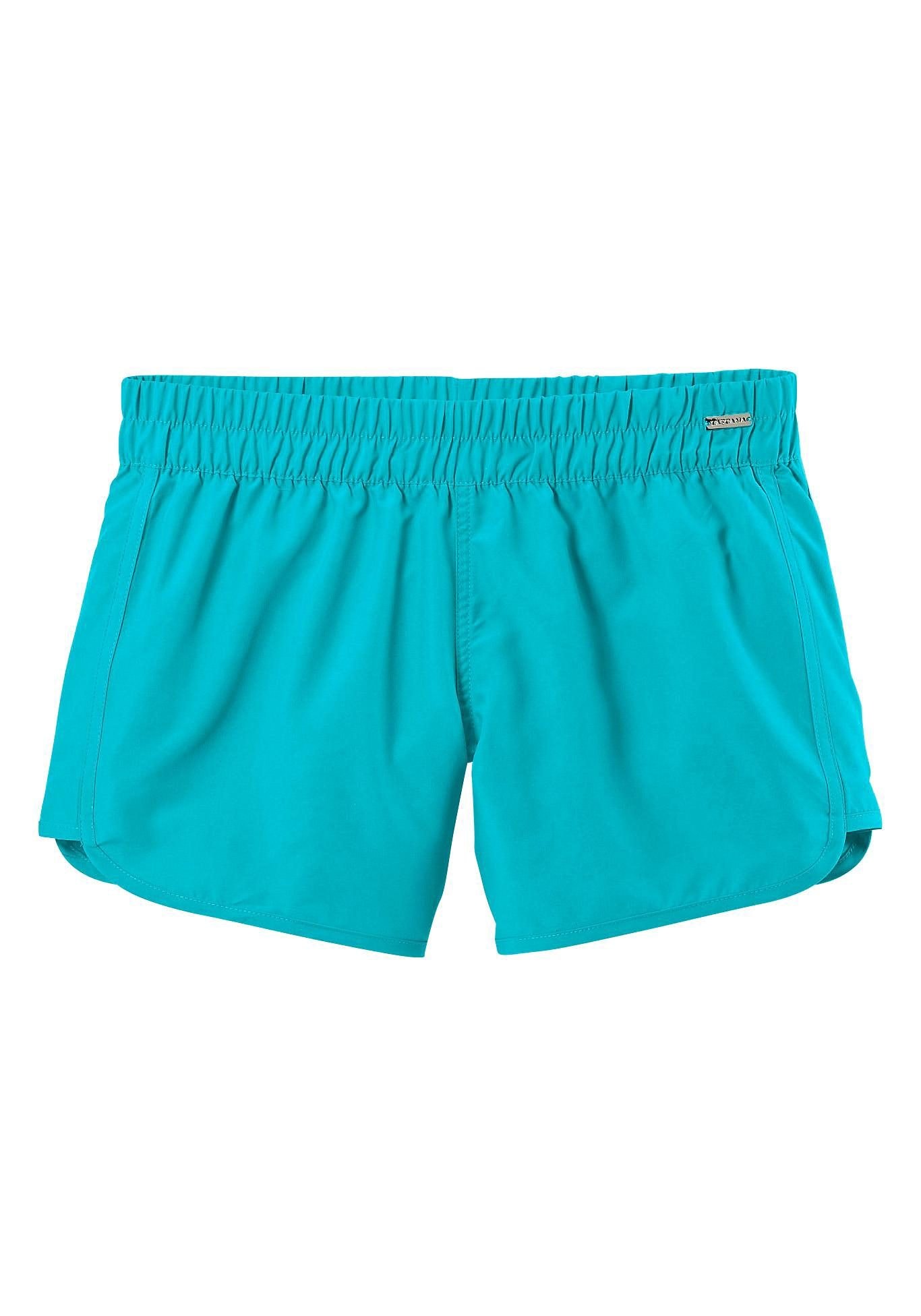 Trend in günstig Kaufen-LASCANA Badeshorts, aus Microfaser. LASCANA Badeshorts, aus Microfaser <![CDATA[Die trendige Ergänzung zu fast jedem Bikini, die gleichzeitig kleinere Problemzonen kaschiert. Elastisches Bündchen. Gesässtasche. Softe Microfaser-Qualität.]]>. 