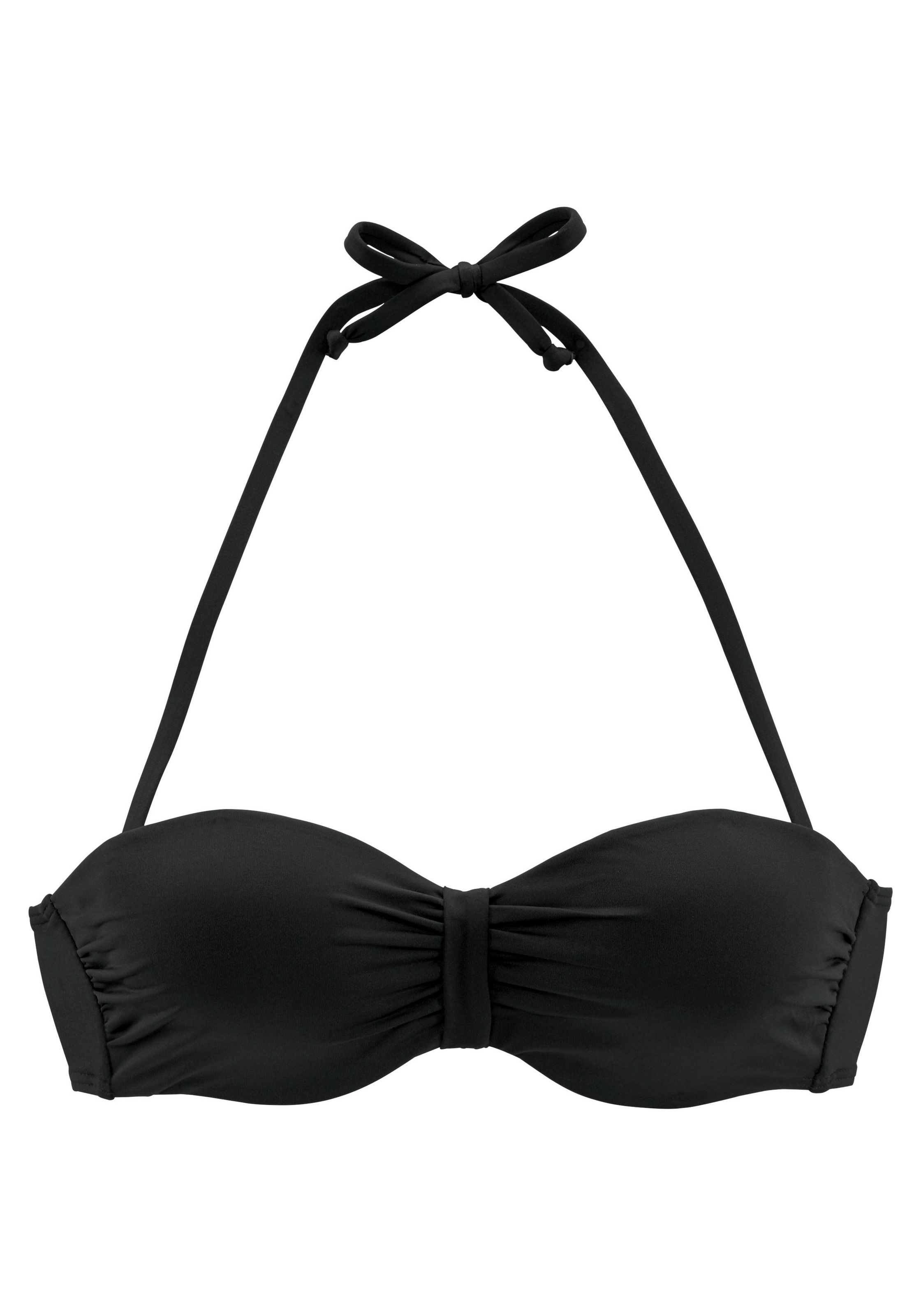 Bench. Bügel-Bandeau-Bikini-Top, im Uni-Style