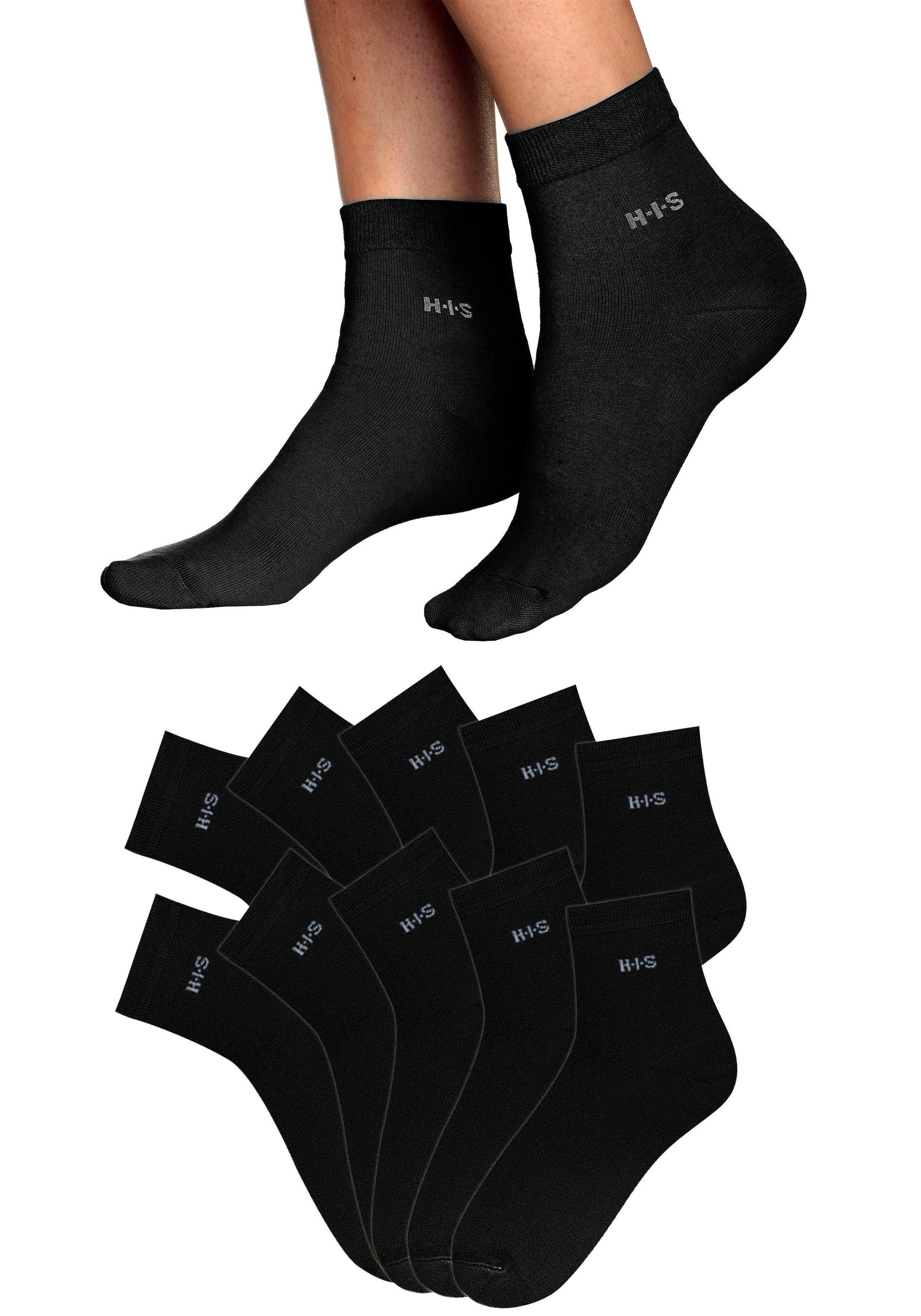 H.I.S Kurzsocken, (Set, 10 Paar), » & leichter LASCANA | kaufen atmungsaktiver Lingerie Unterwäsche Qualität aus online Bademode