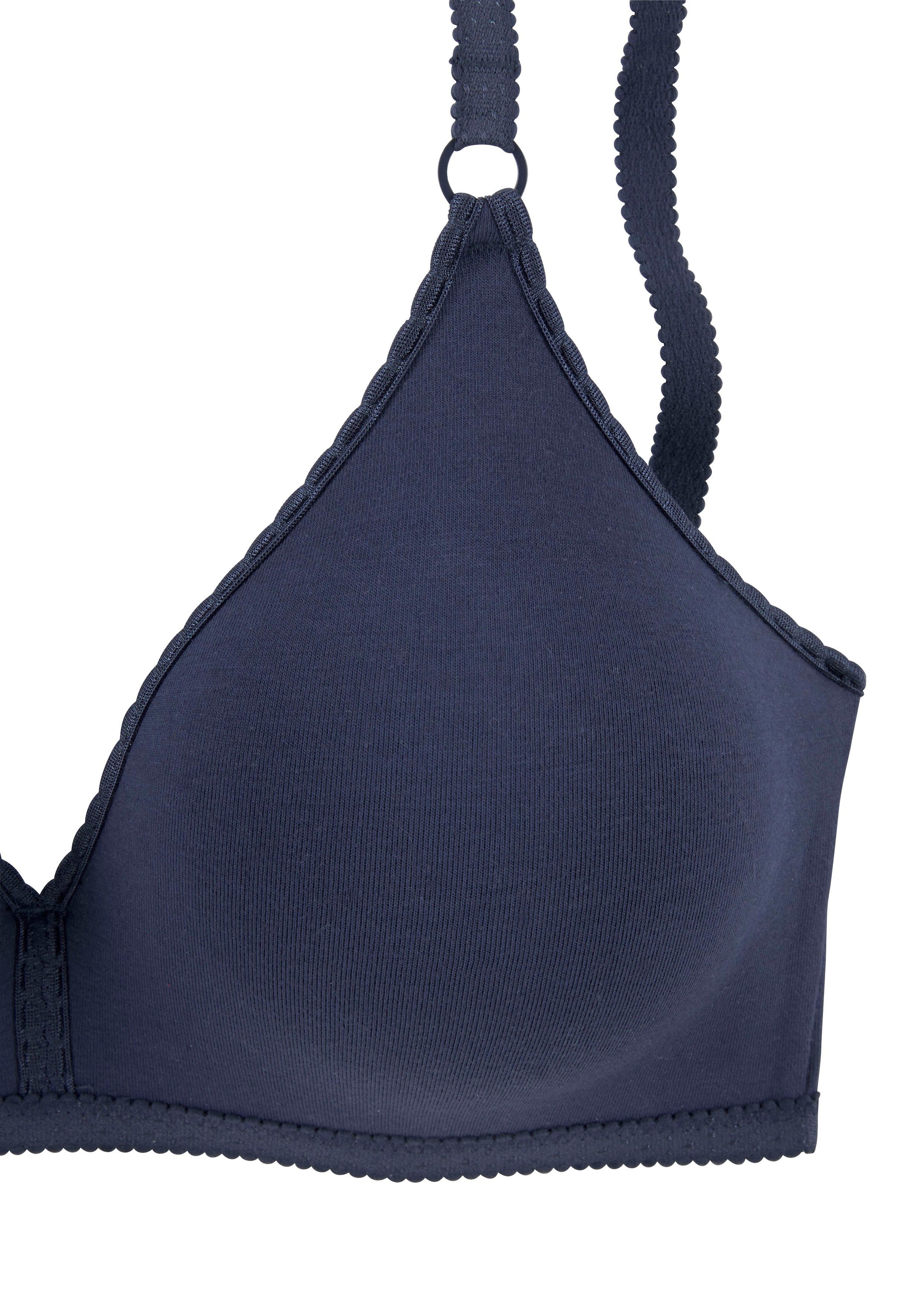 2 petite online angenehm Unterwäsche Bralette-BH, weicher aus kaufen | Bademode, LASCANA Bügel & Stück), Baumwollqualität ohne » Lingerie fleur (Packung,