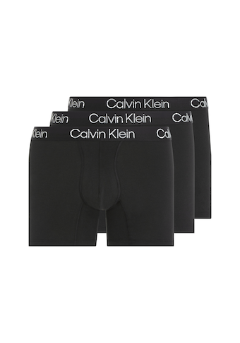 Calvin Klein Underwear Boxer, (Packung, 3 St.), mit Logoschriftzug auf dem Bund