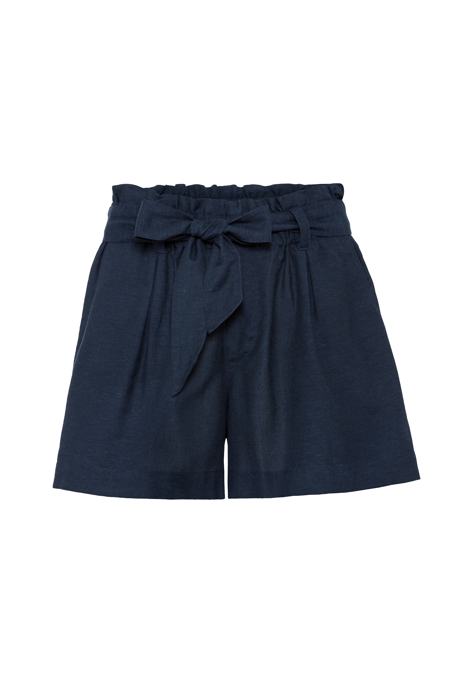 LASCANA Shorts, (mit Bindegürtel), im Unterwäsche Paperbag-Stil Lingerie LASCANA » kaufen Leinenmix Bademode, online & | aus
