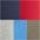 rot + blau + marine + khaki + grau-meliert