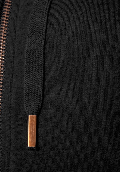Bench. Loungewear Sweatjacke, mit Taschen und Zipper, Loungeanzug