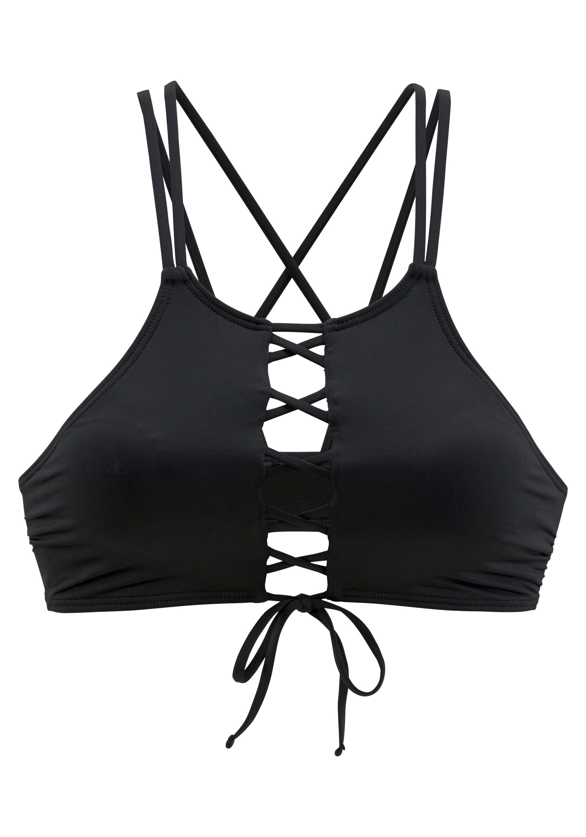 Bademode, LASCANA Unterwäsche kaufen & Schnürung » raffinierter | »Perfect«, Bench. online Lingerie mit Bustier-Bikini-Top