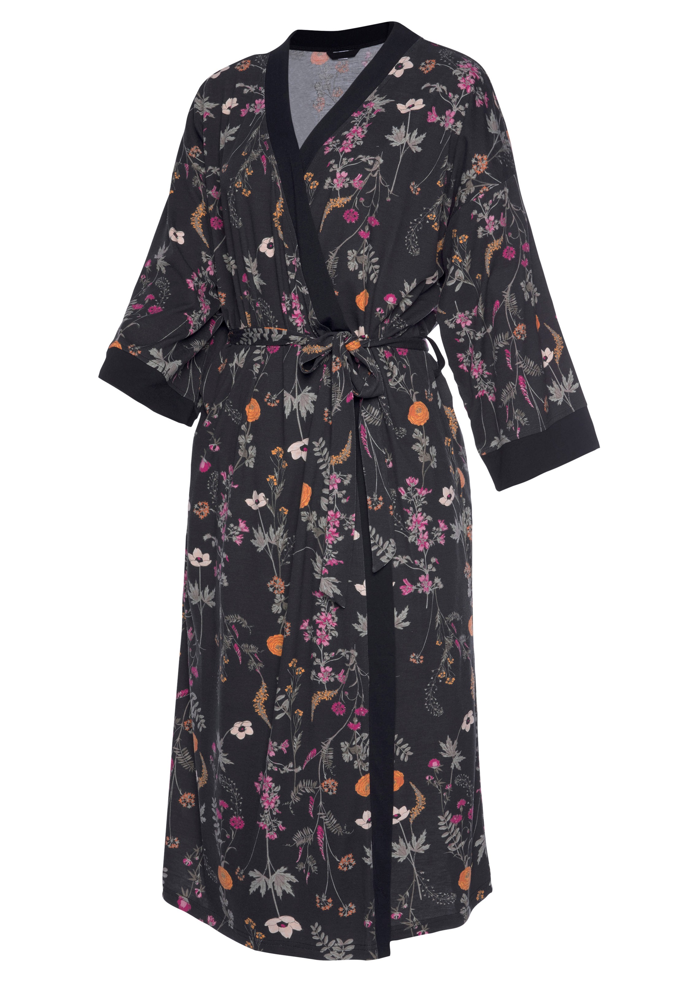 online Kimono, LASCANA » LASCANA Unterwäsche Wildblumen Muster mit & kaufen Lingerie | Bademode,